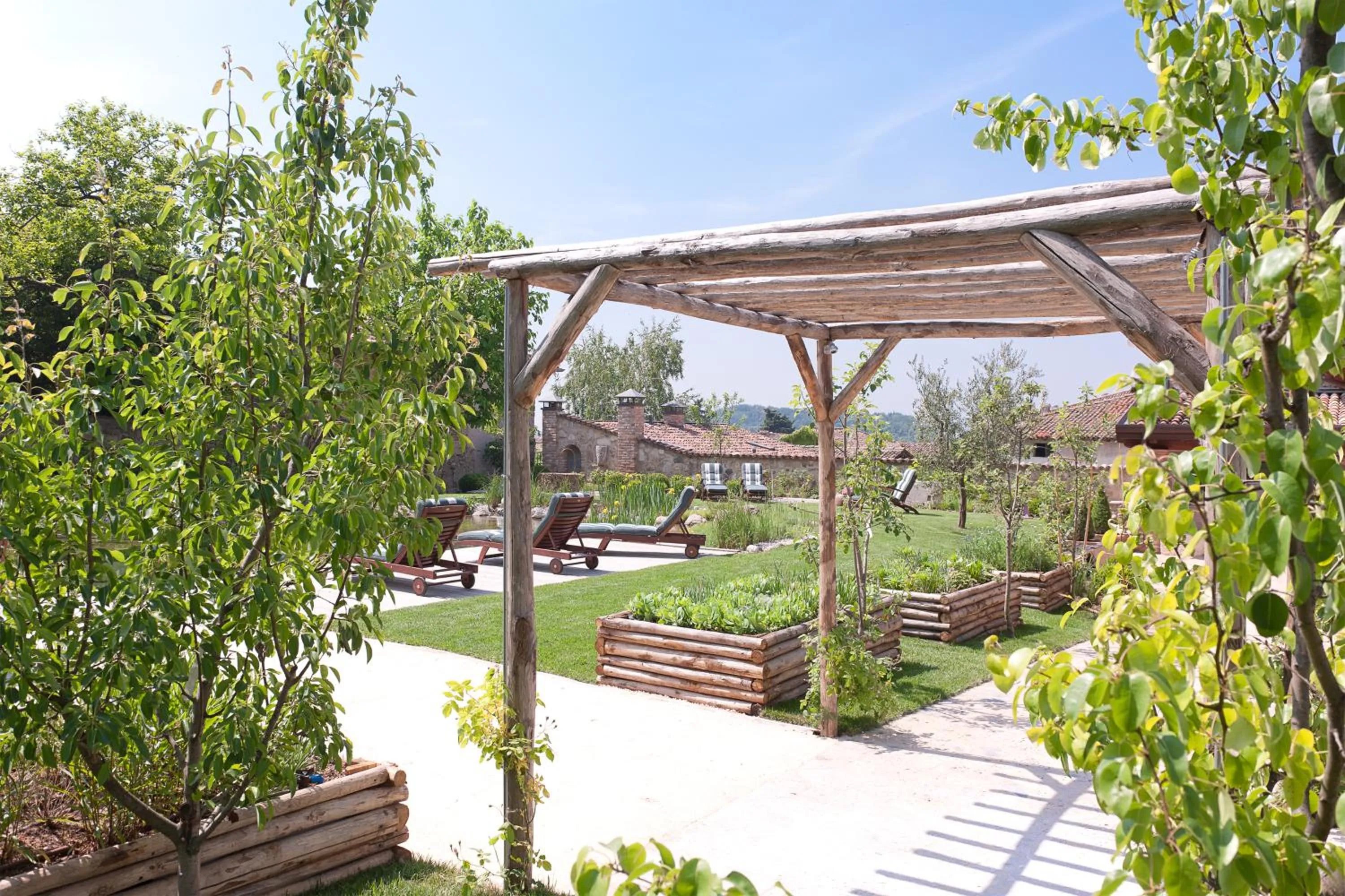 Garden in Boutique Hotel Villa dei Campi