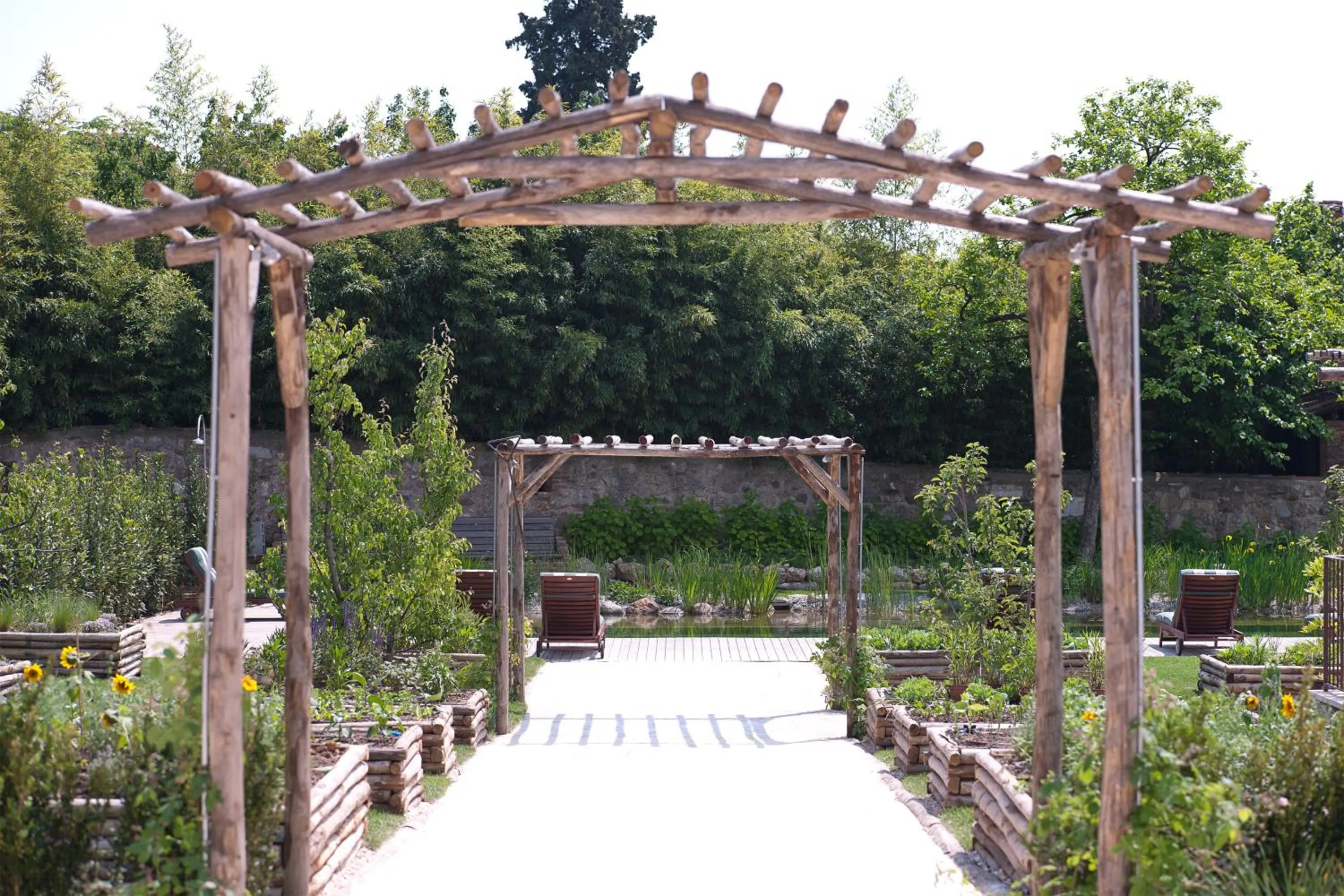 Garden in Boutique Hotel Villa dei Campi