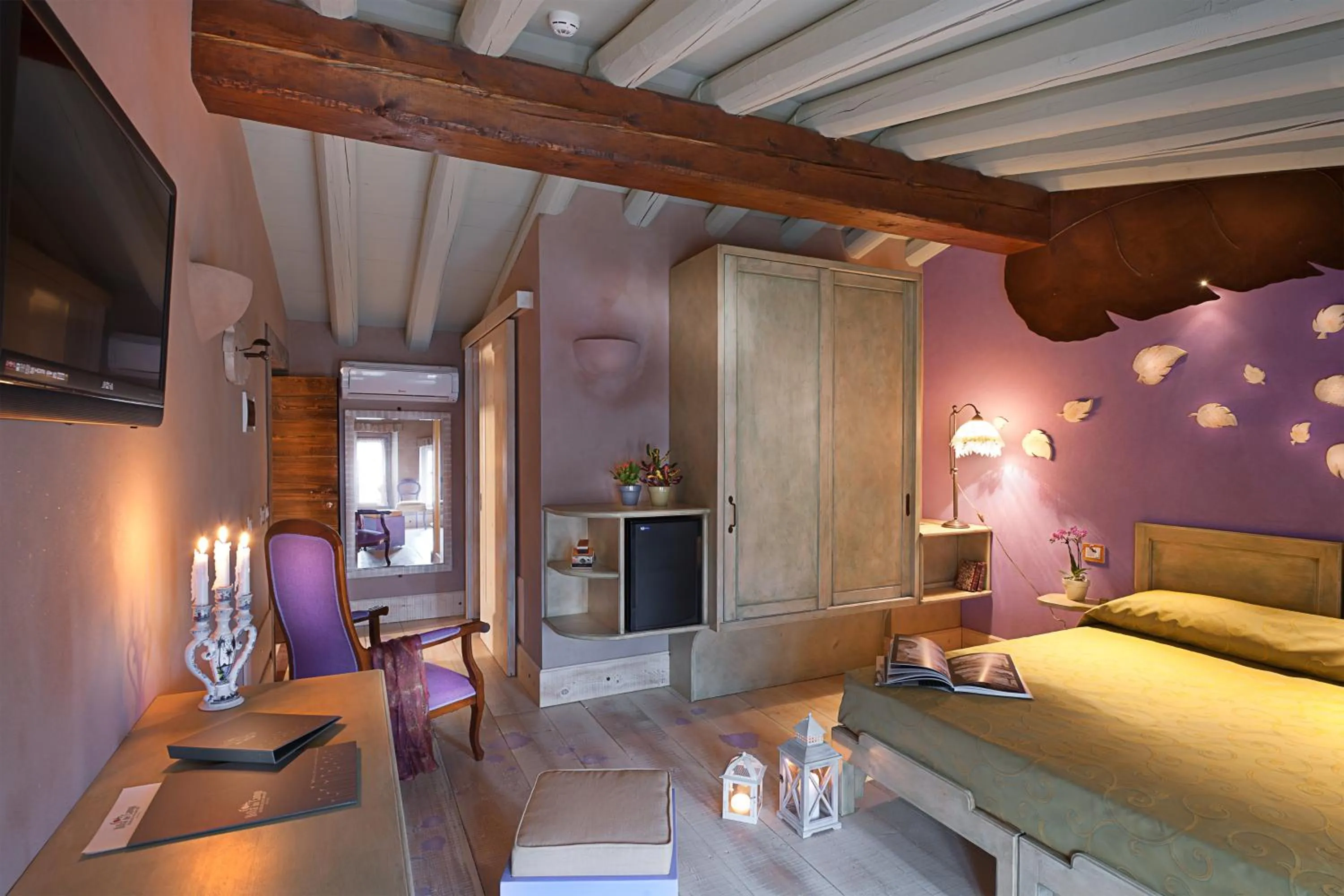 Bedroom, Bed in Boutique Hotel Villa dei Campi