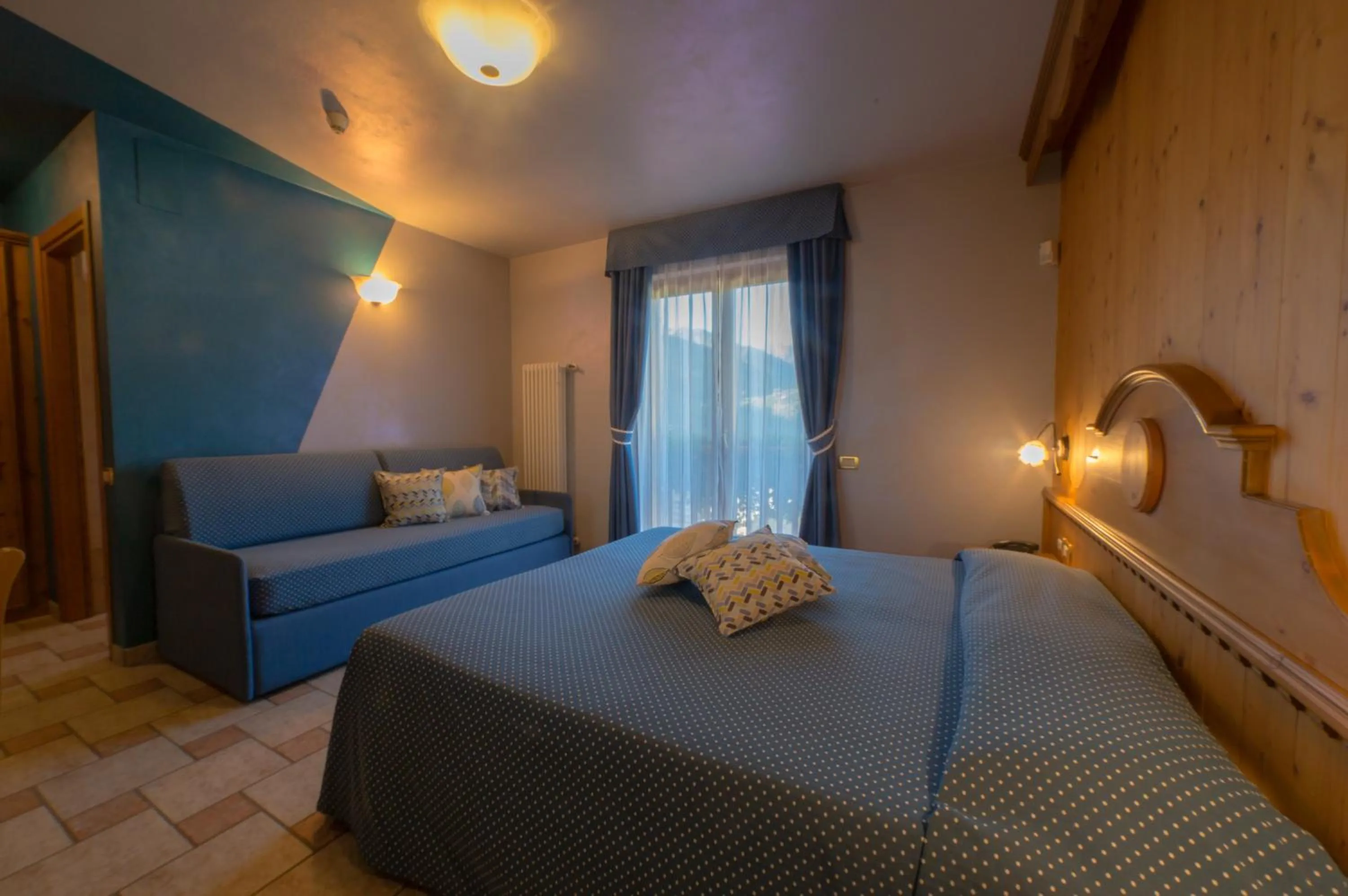 Bed in Hotel Lo Fleyé