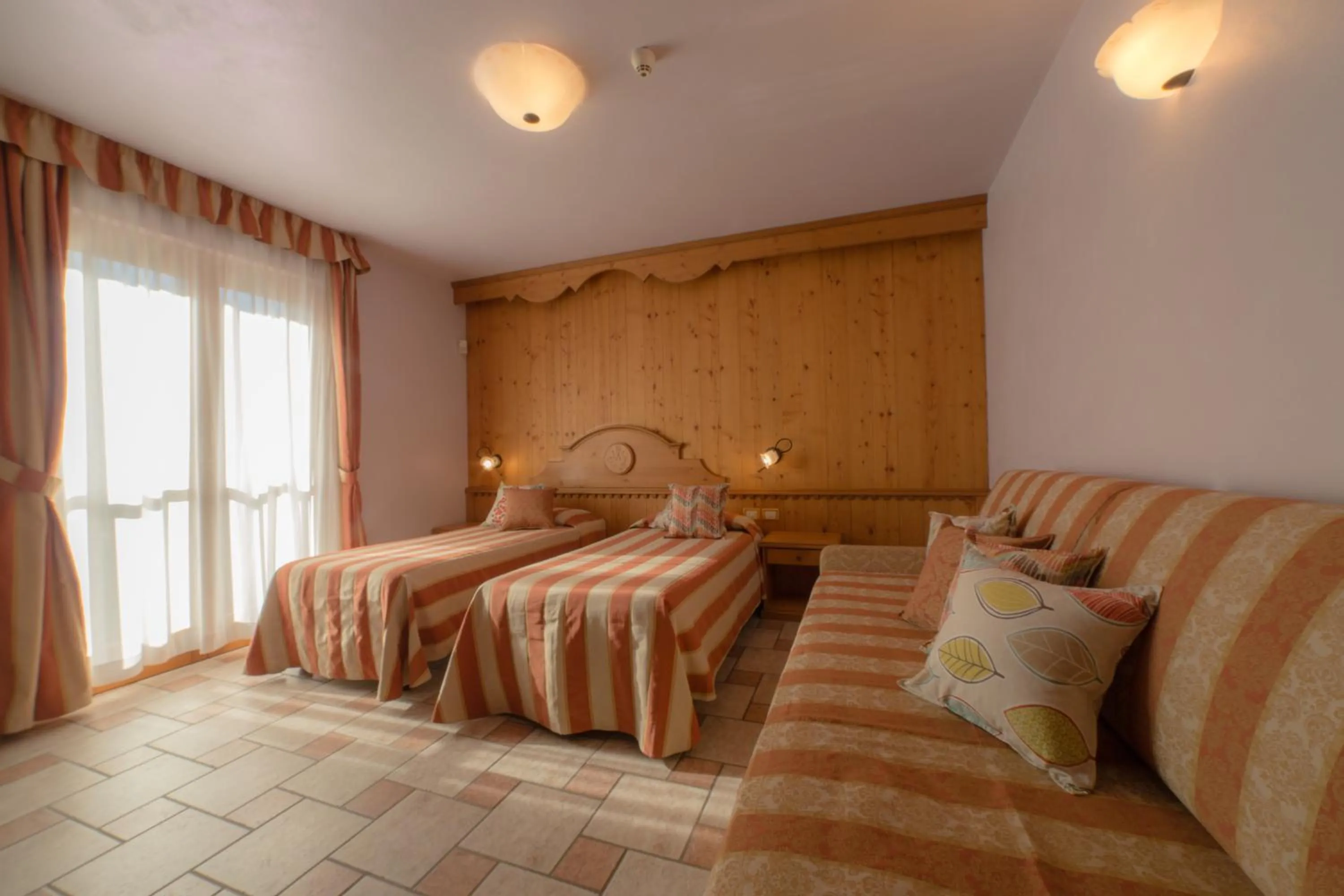 Bed in Hotel Lo Fleyé