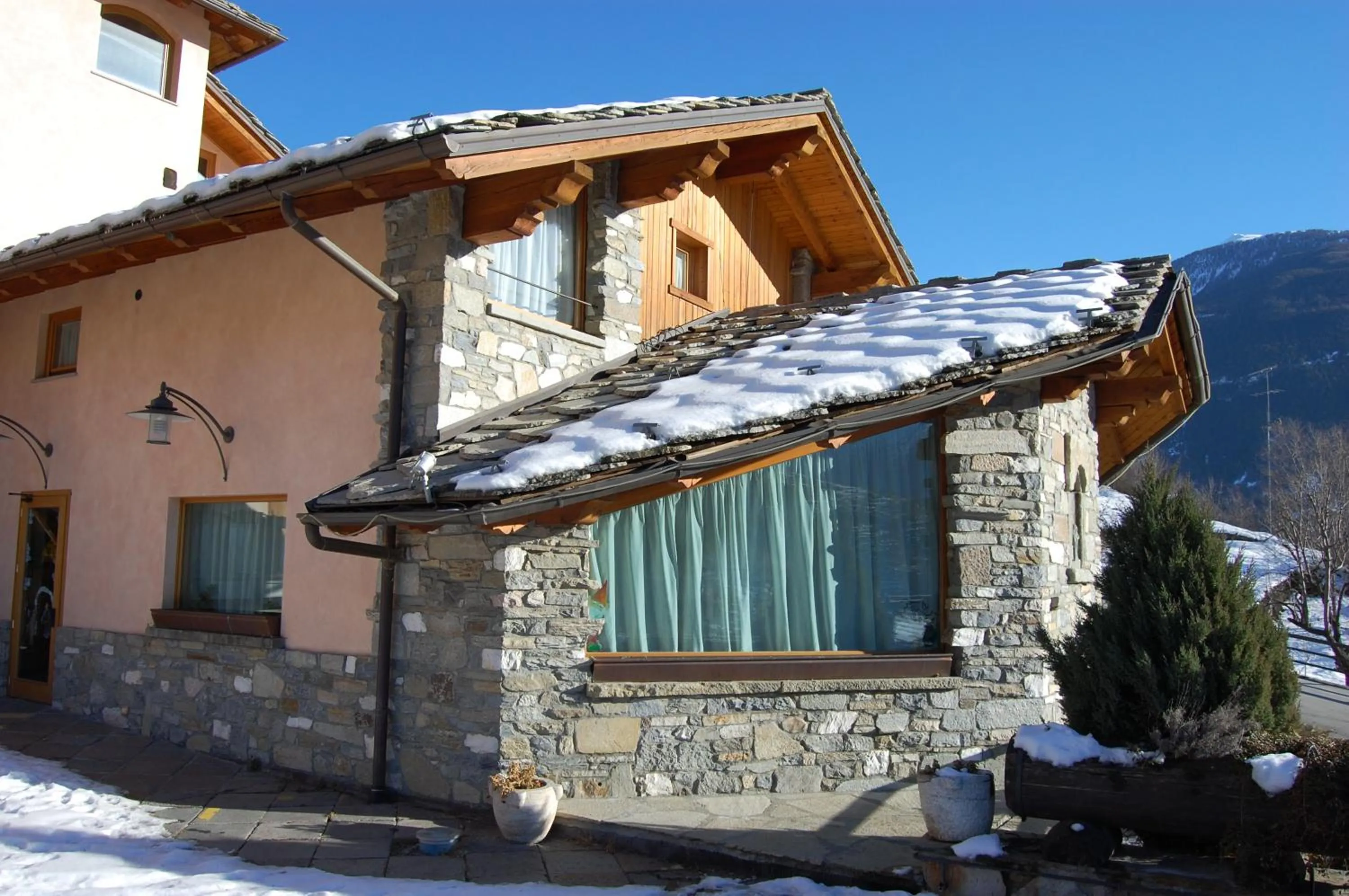 Property building in Hotel Lo Fleyé