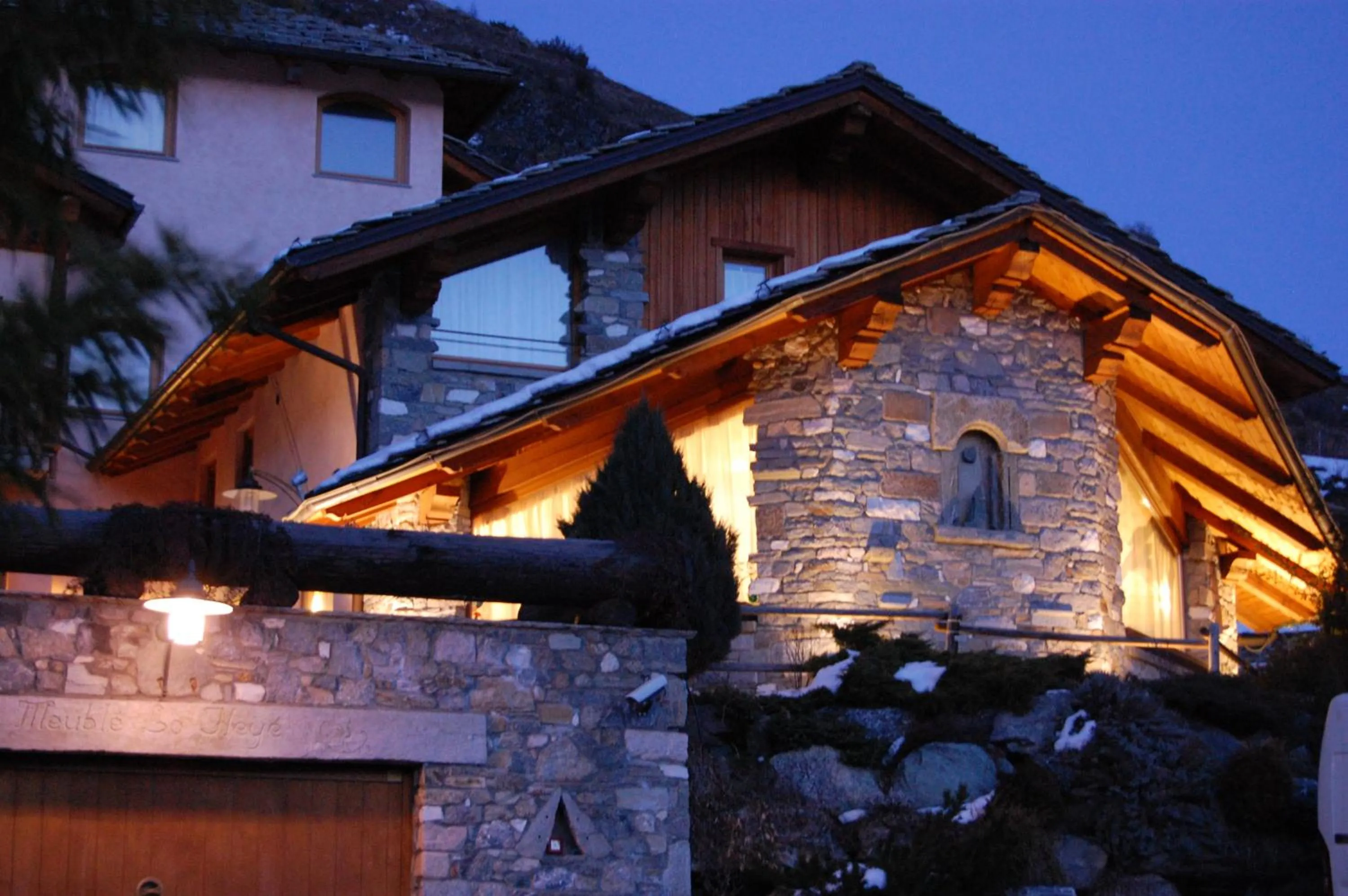 Property building in Hotel Lo Fleyé