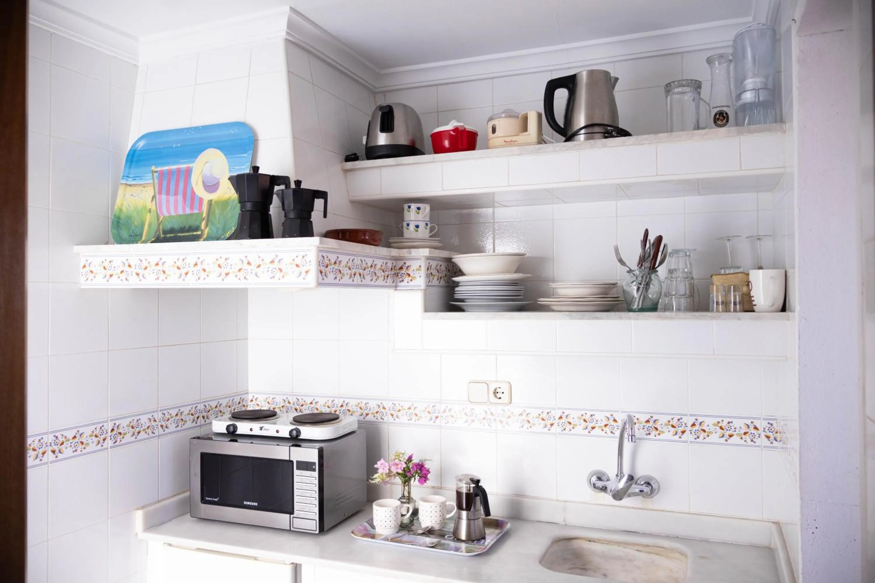 Kitchen or kitchenette in Casa Rural La Torreta