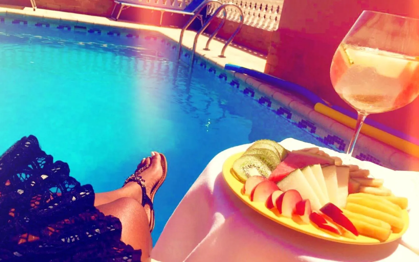 Swimming pool in Casa Rural La Torreta