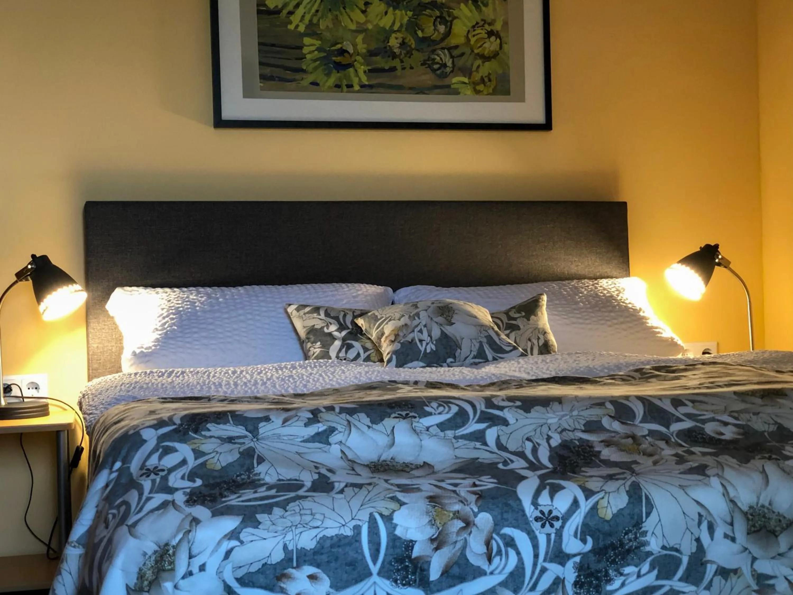 Bed in Hotel Restaurant Denis