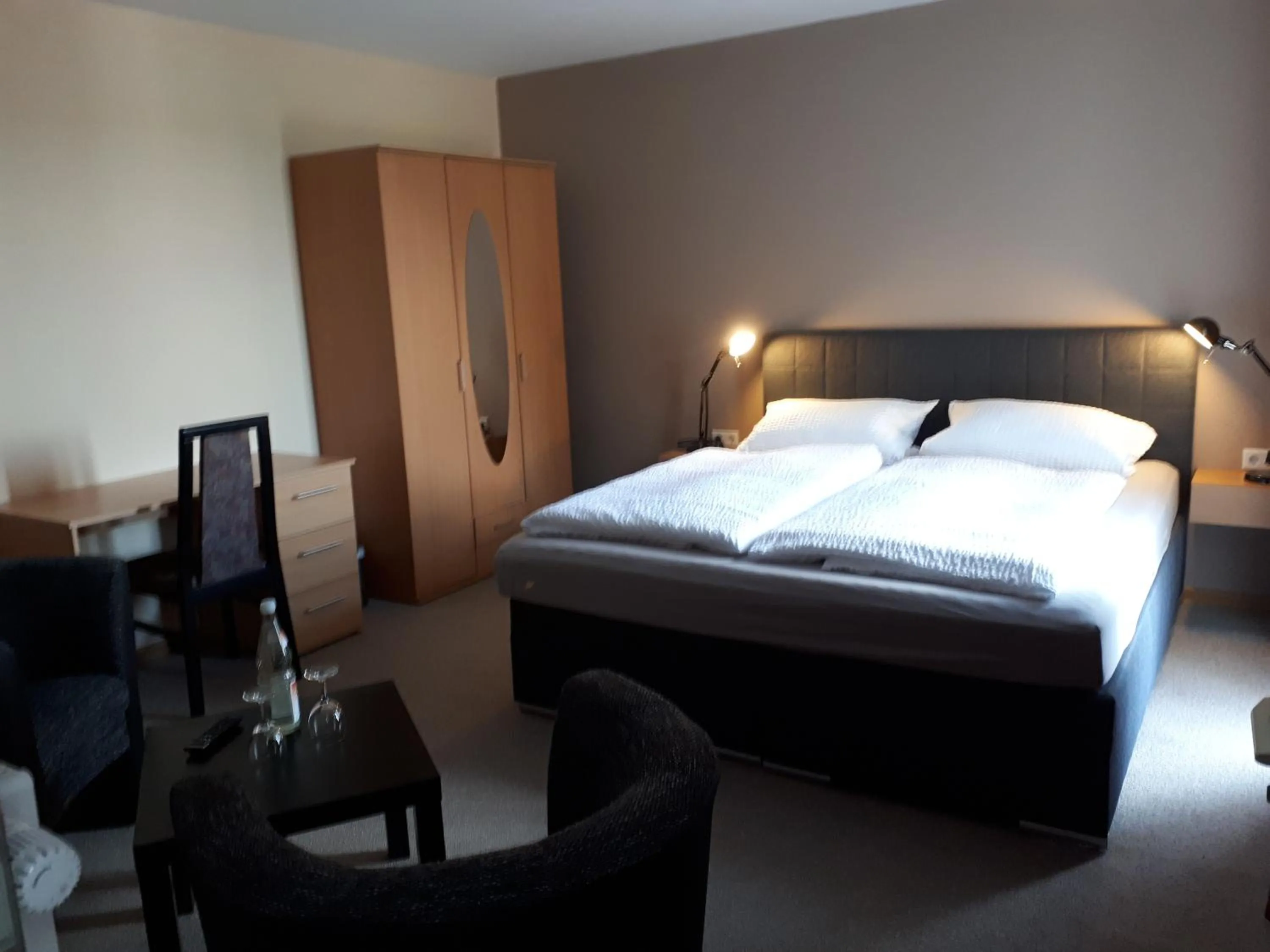 Bed in Hotel Restaurant Denis