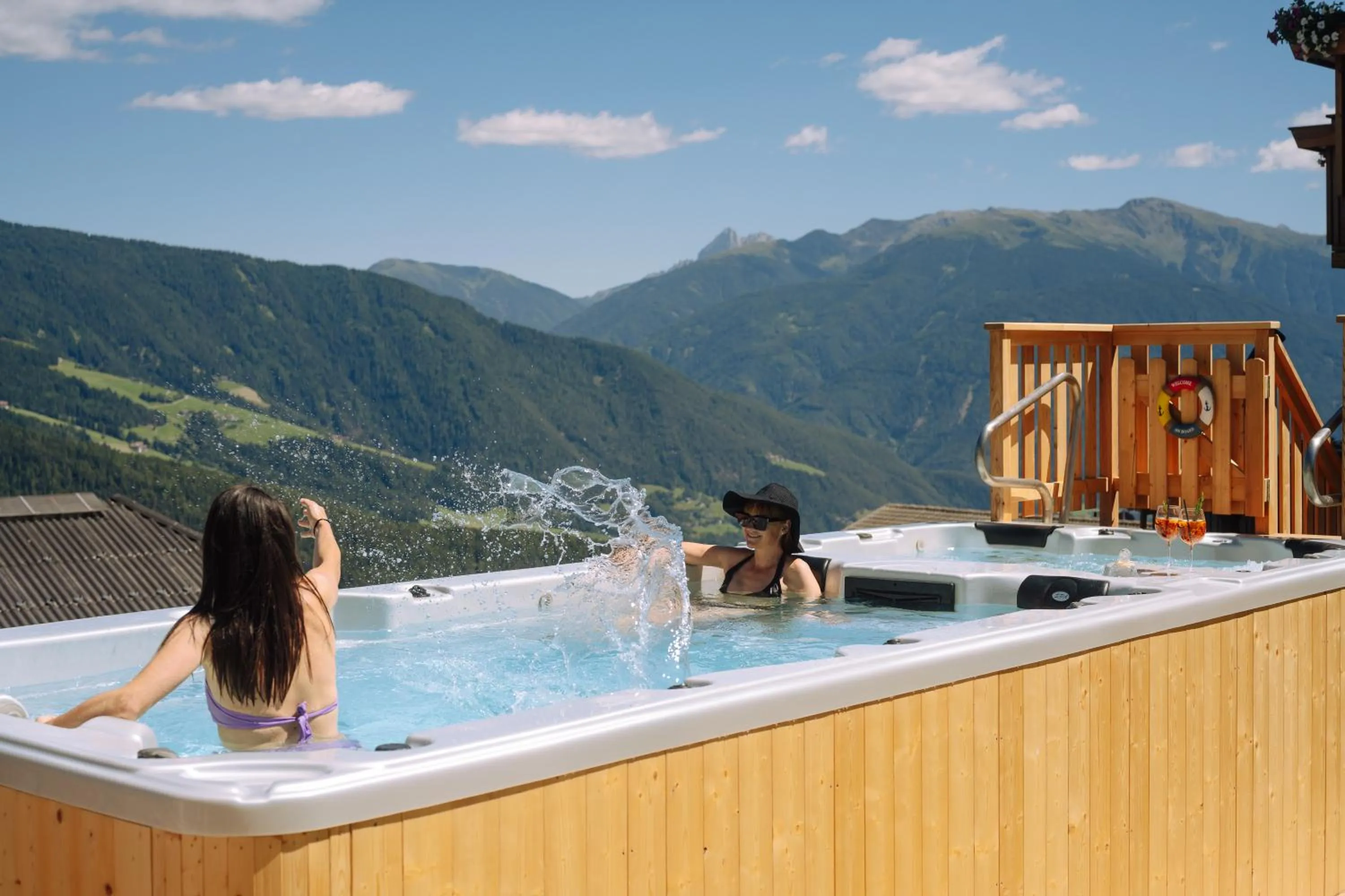 Swimming pool in Pension Sonnenhof