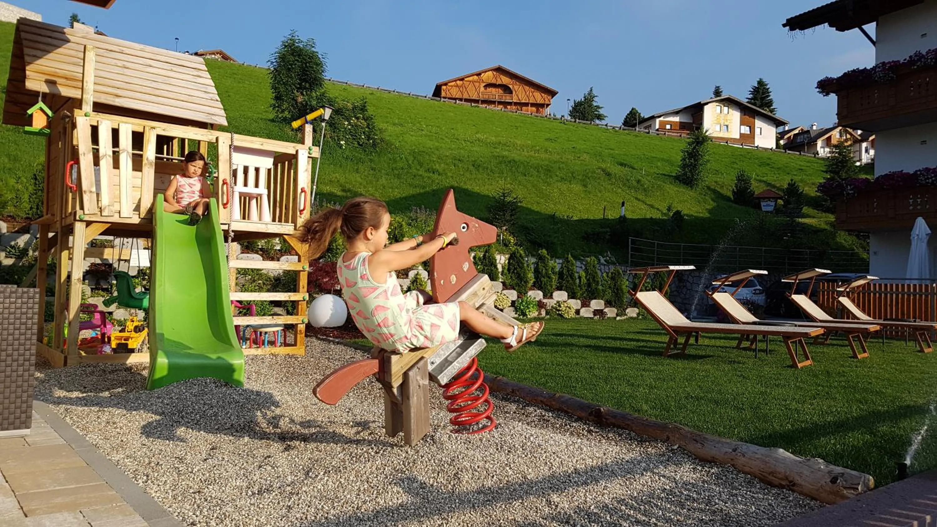 Children play ground in Pension Sonnenhof