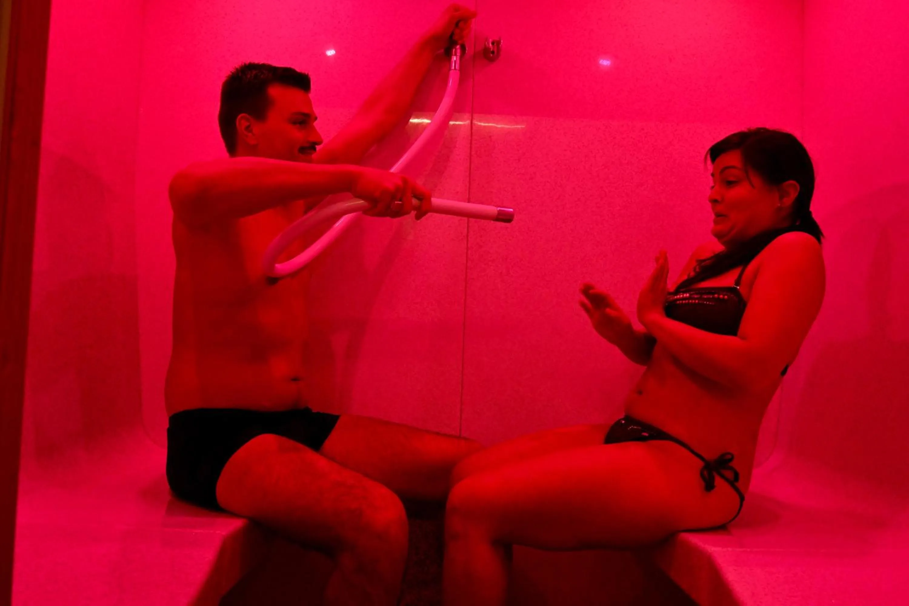 Sauna in Pension Sonnenhof