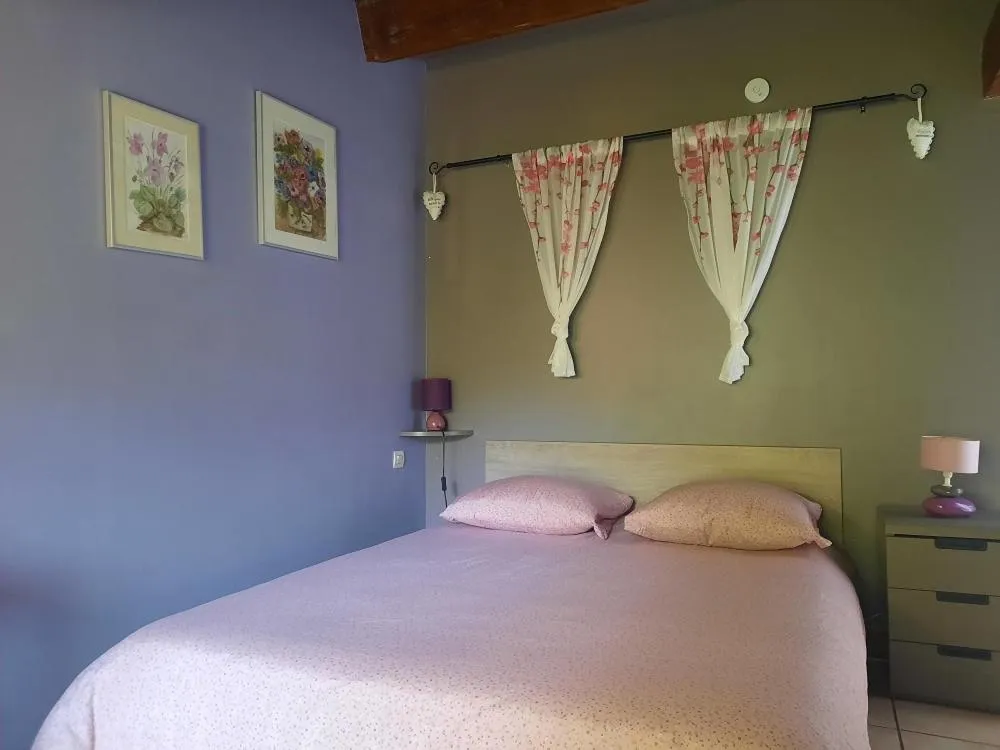 Bedroom, Bed in Domaine La Sauzette