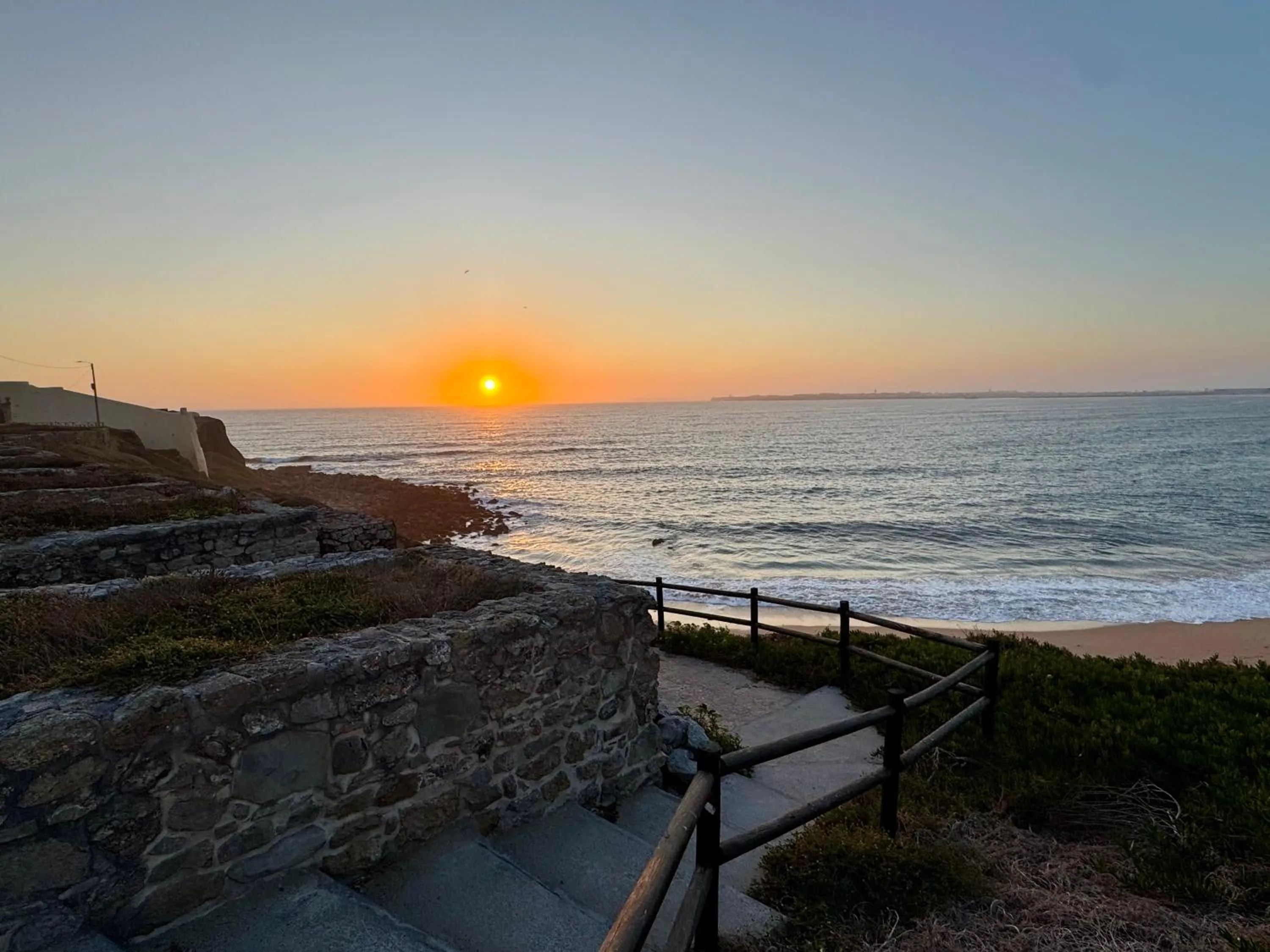 Sunset in Silver Seahorse Garden Retreat