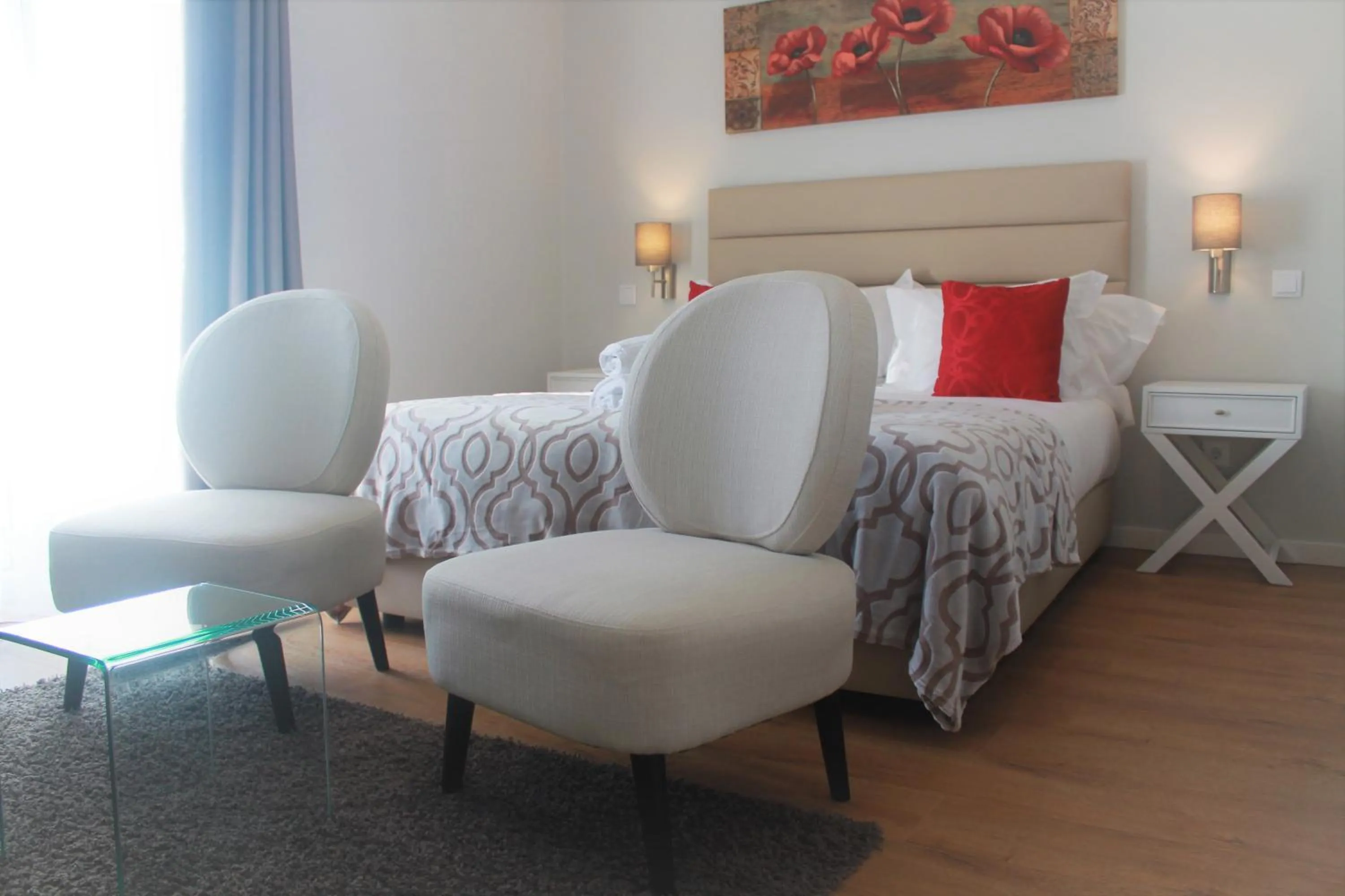 Deluxe Double Room with Balcony in Silver Seahorse Garden Retreat