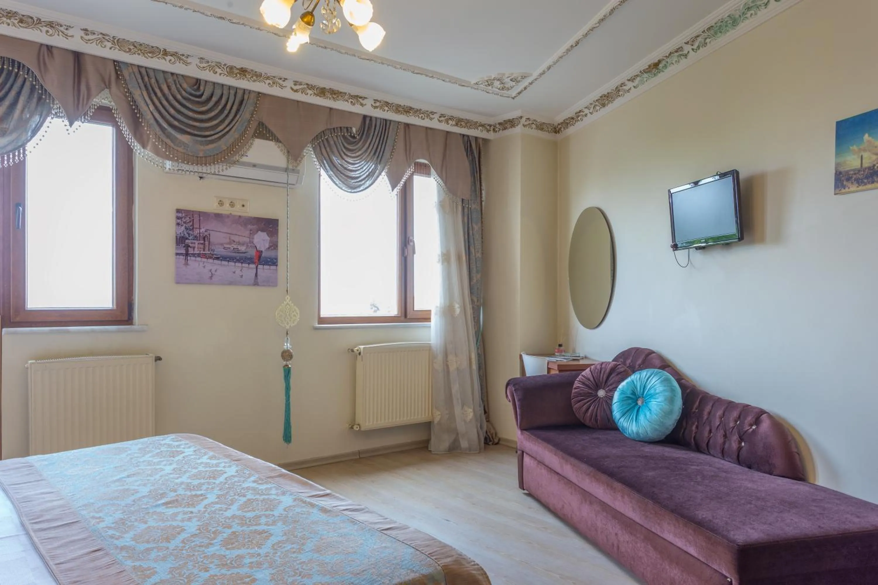 Bed in Seahouse Suites