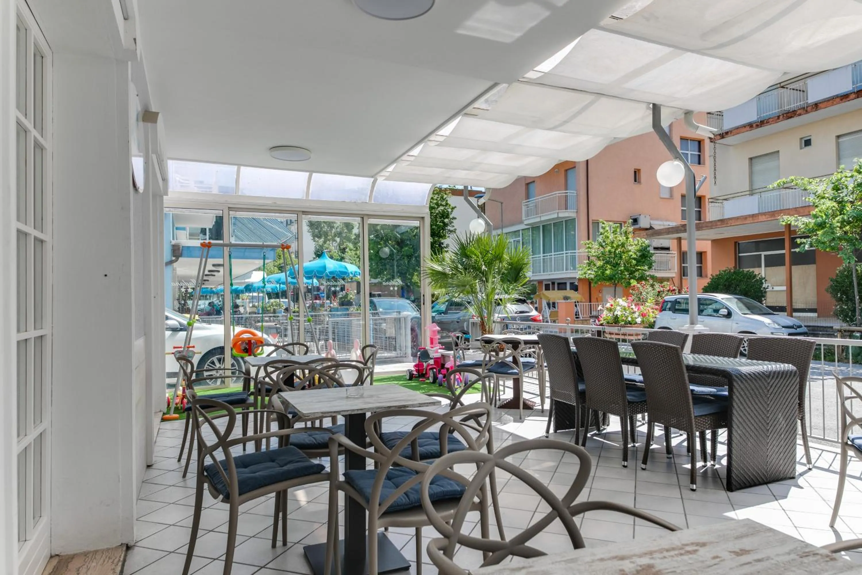 Patio in B&B Villa Madana