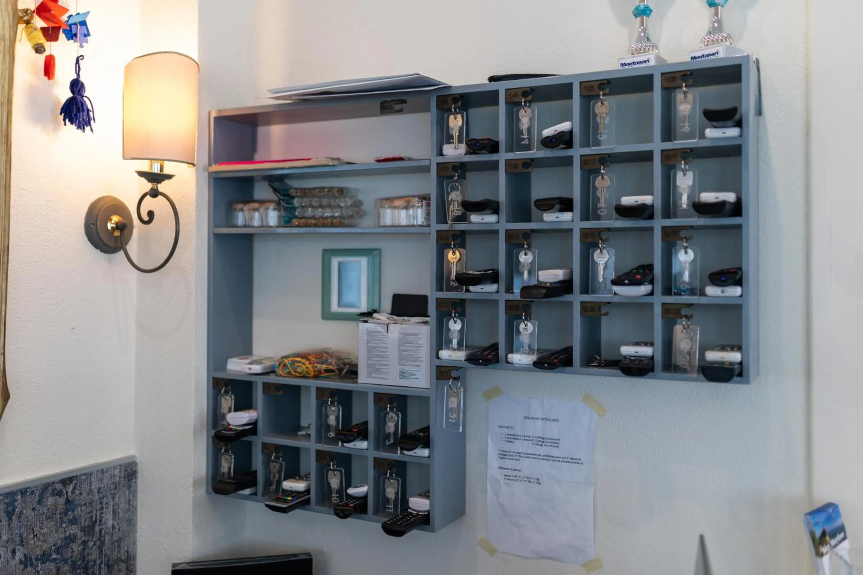 Lobby or reception in B&B Villa Madana