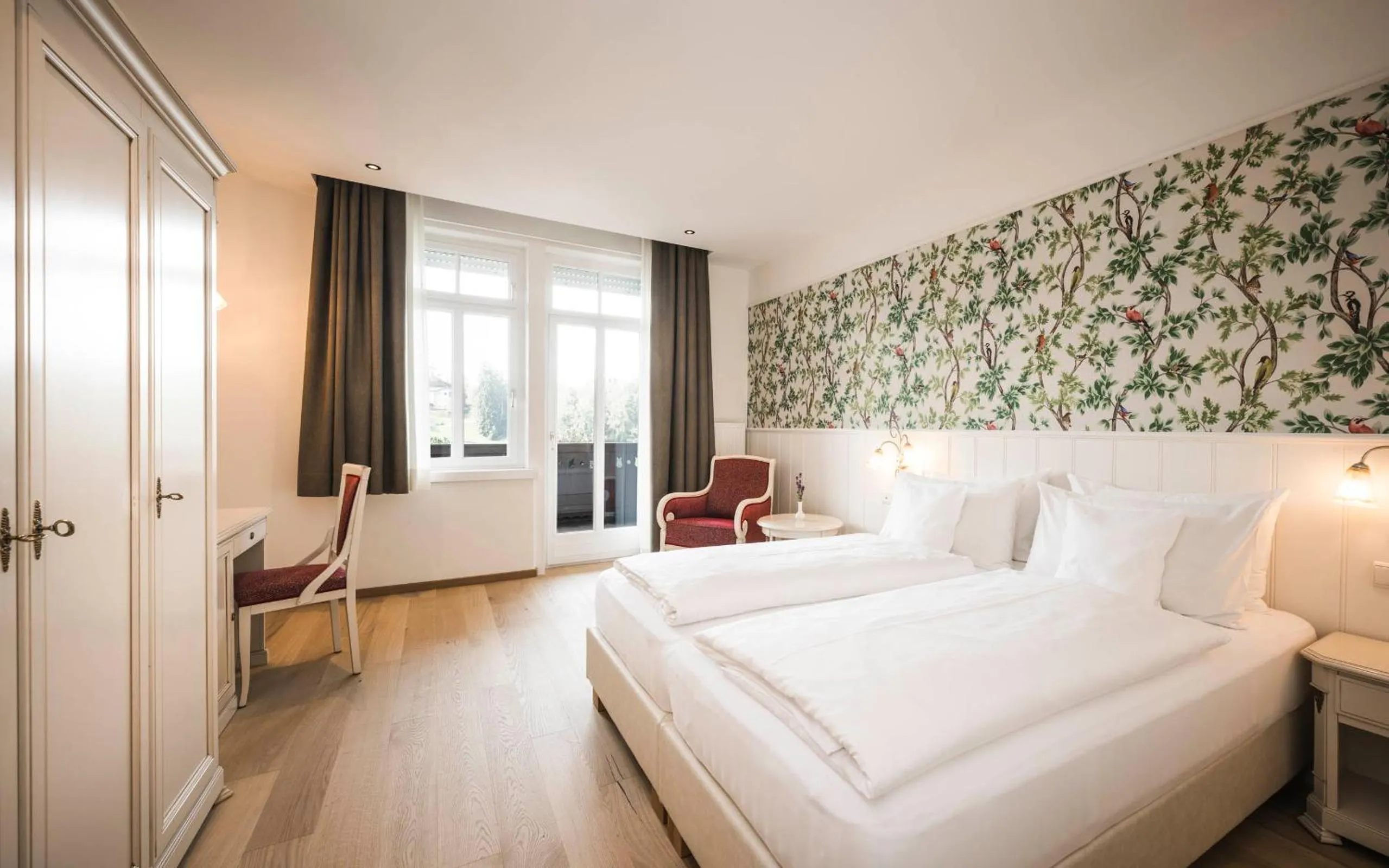 Bed in Hotel Villa Kastelruth