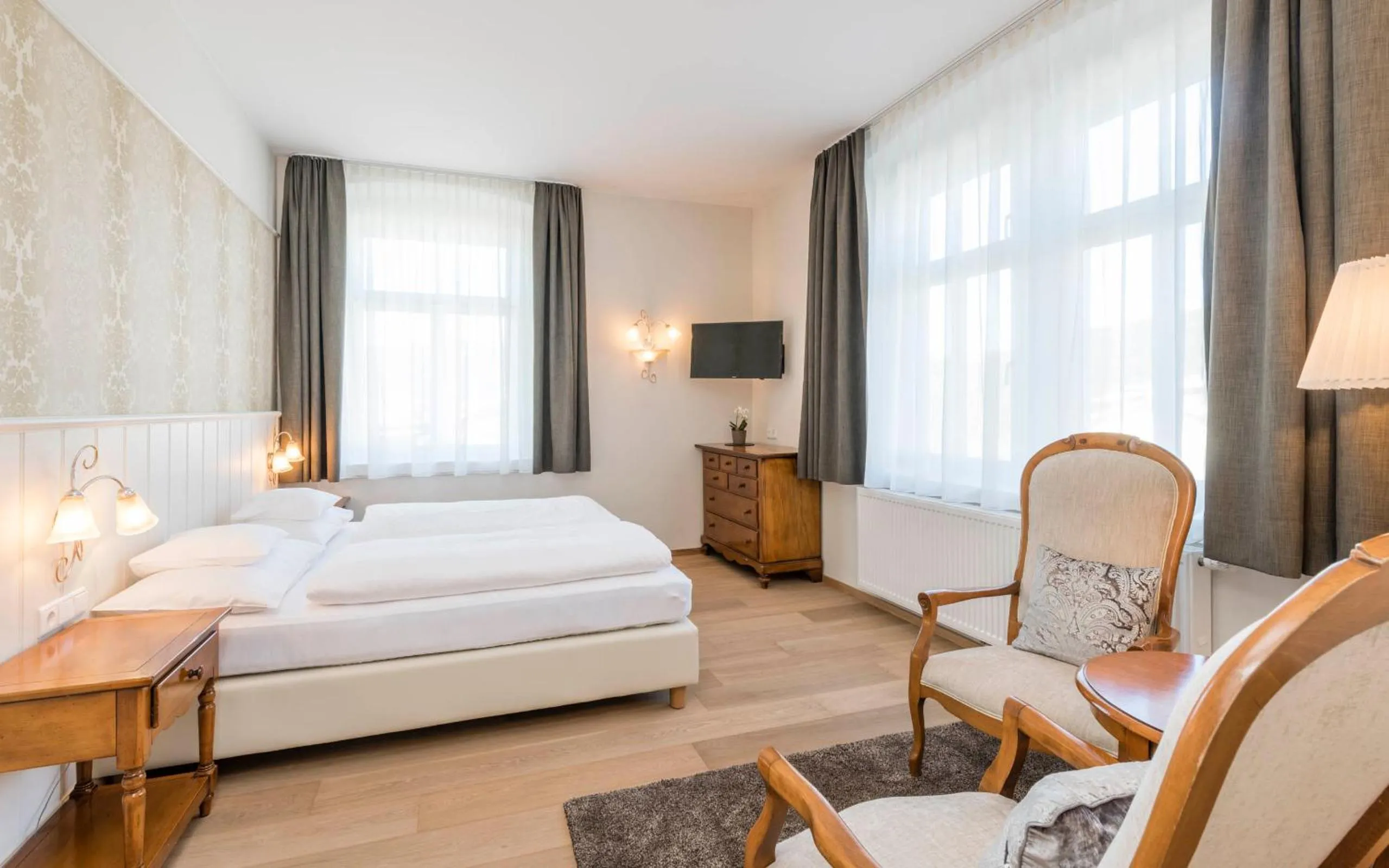 Bed in Hotel Villa Kastelruth