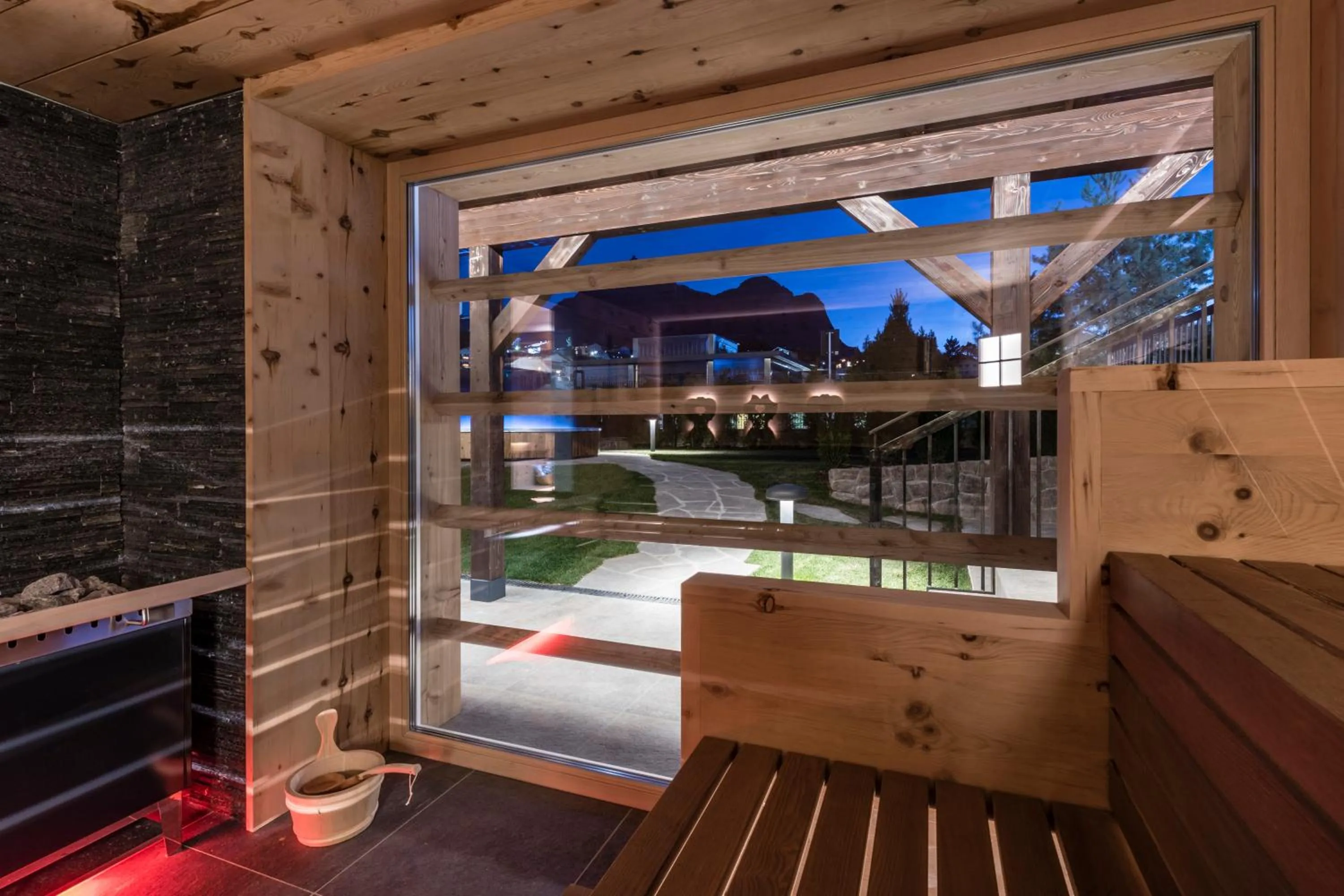 Sauna in Hotel Villa Kastelruth