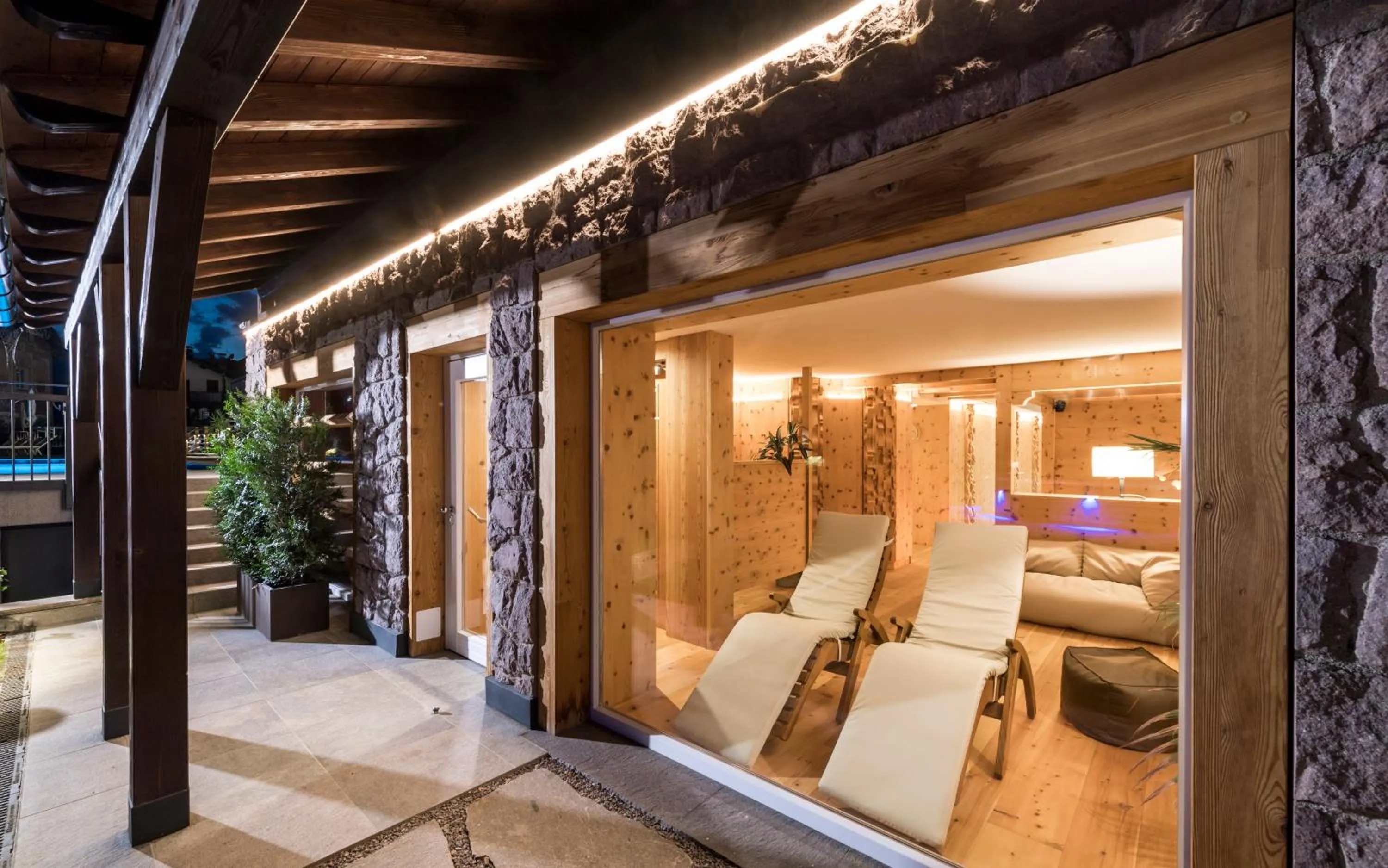 Sauna in Hotel Villa Kastelruth