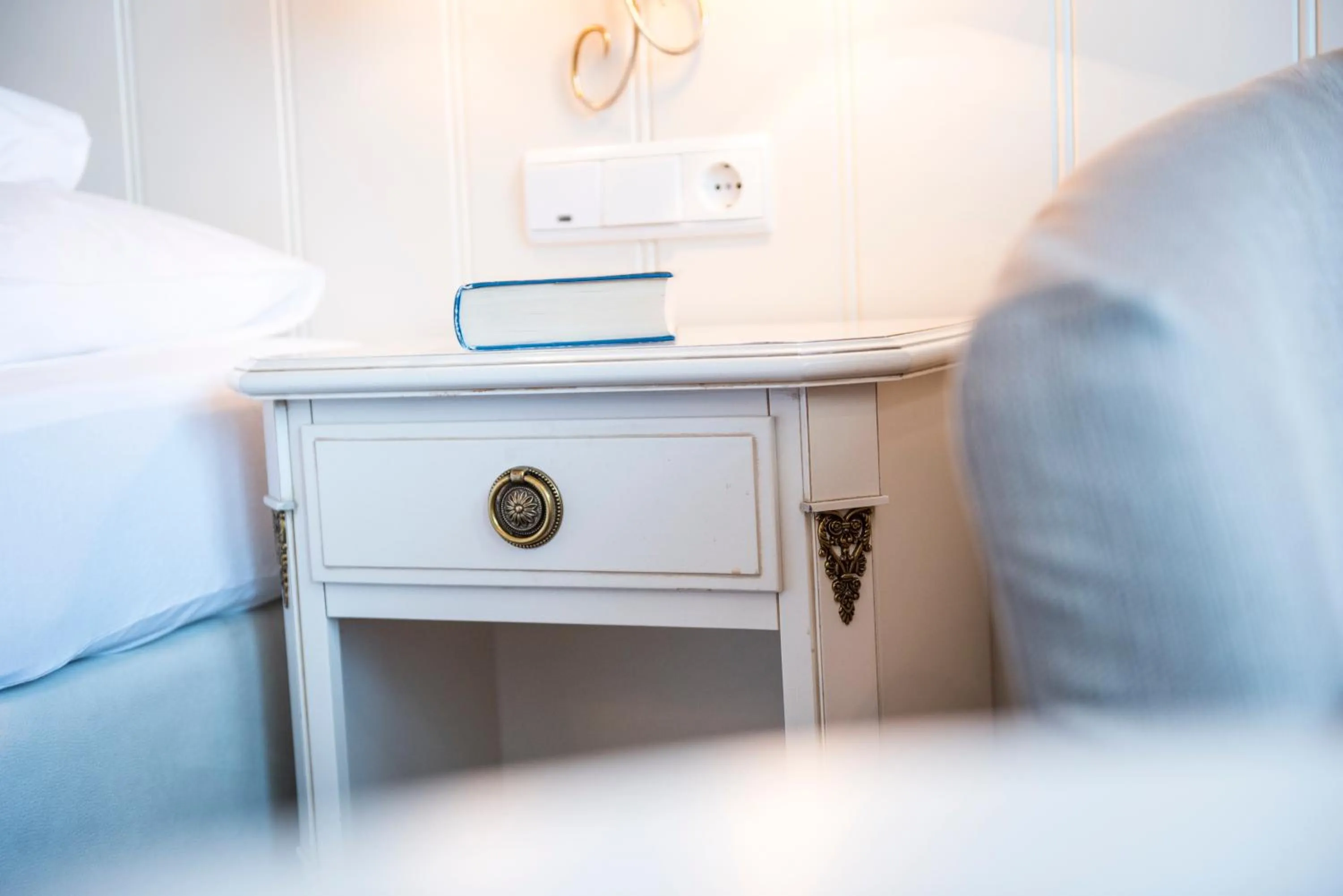 Decorative detail, Bed in Hotel Villa Kastelruth