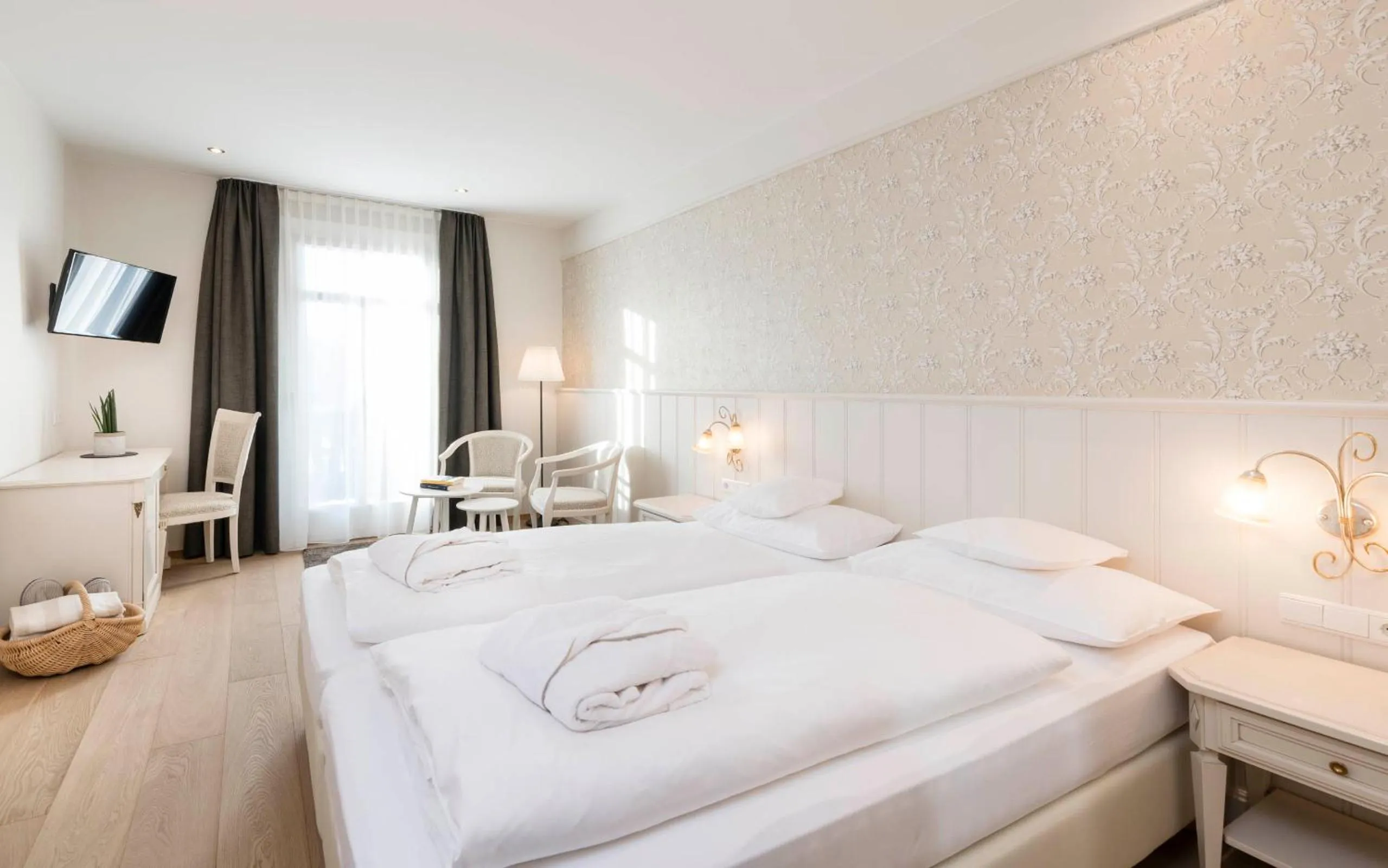 Bed in Hotel Villa Kastelruth