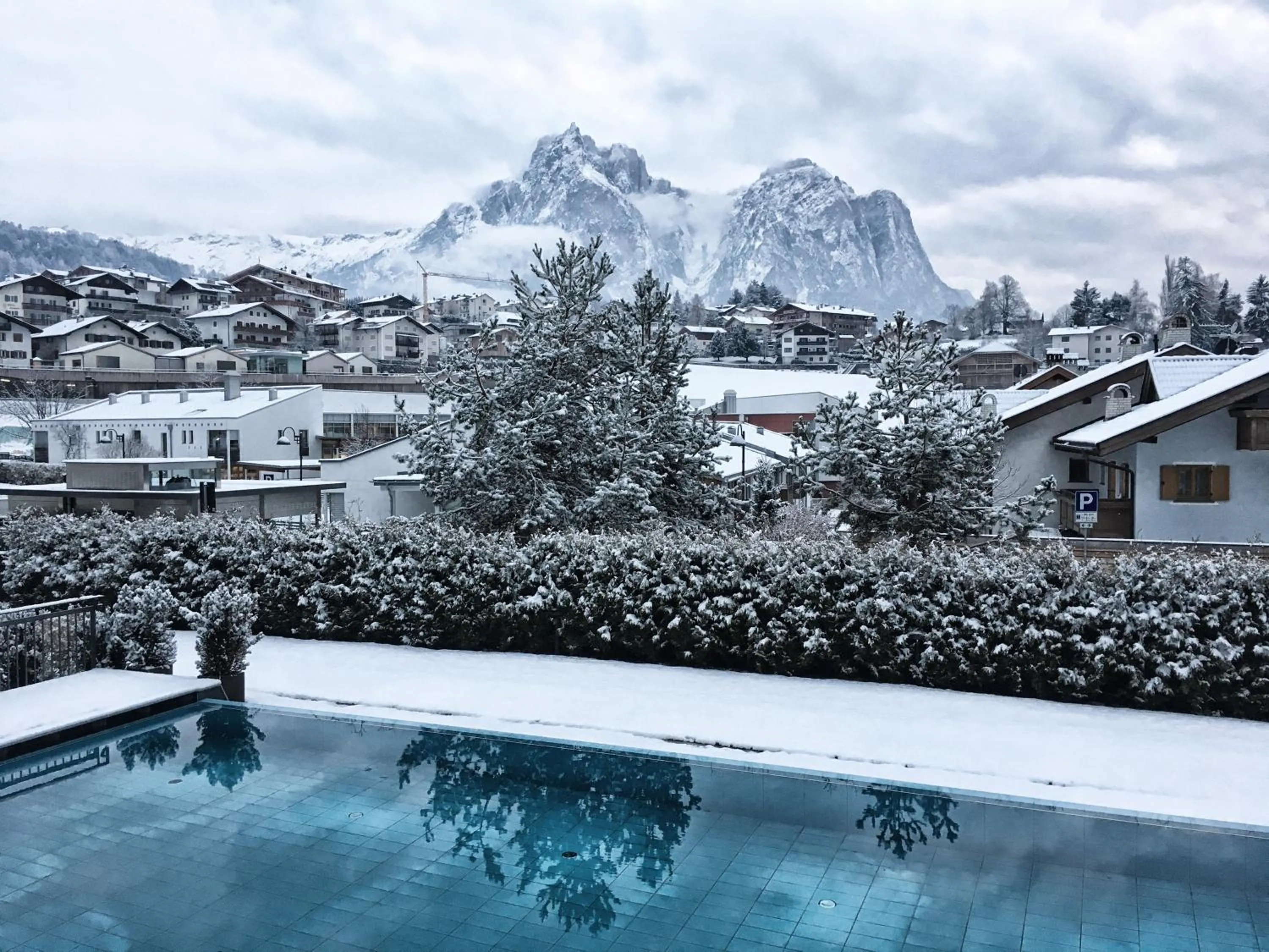 Decorative detail in Hotel Villa Kastelruth