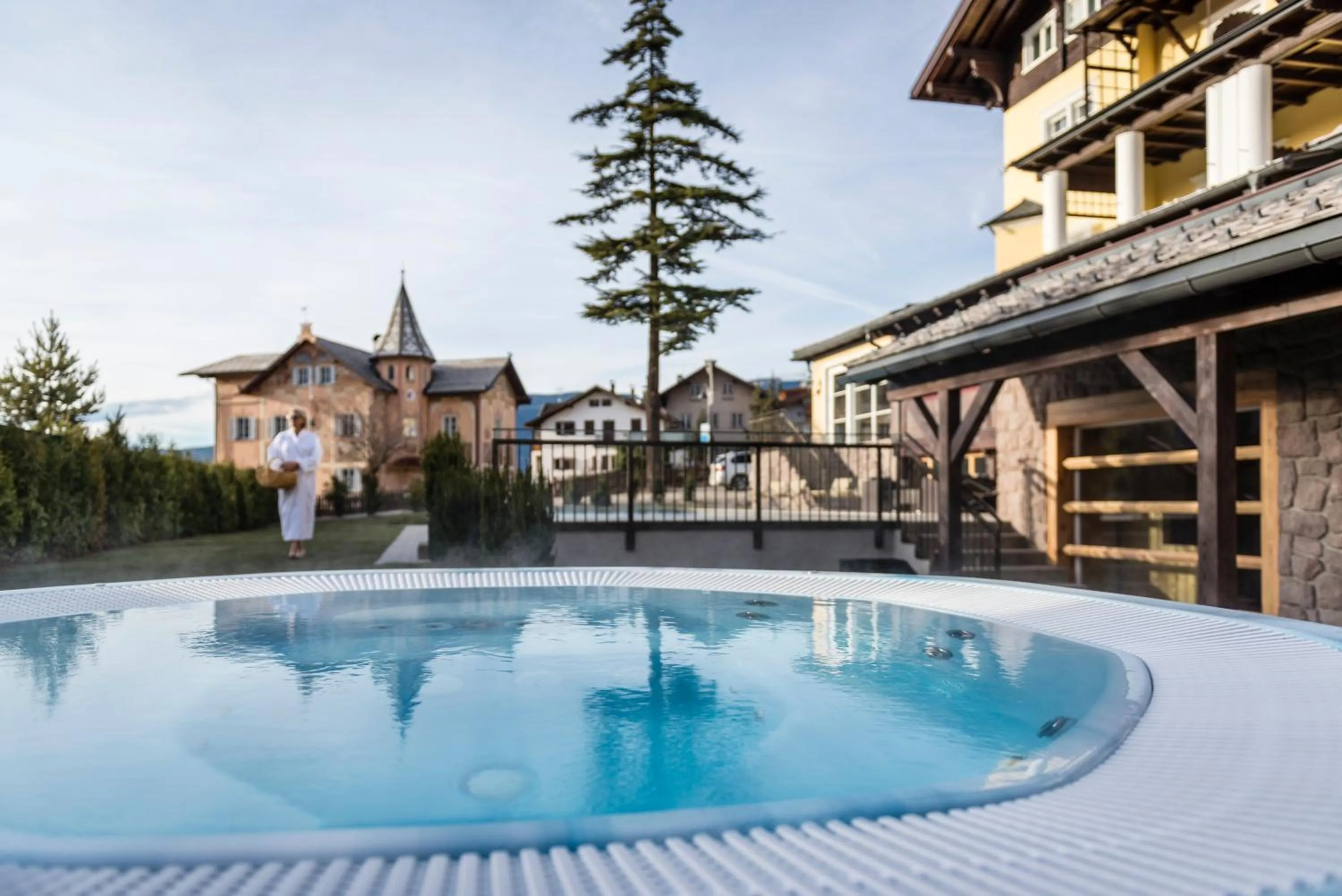 Swimming pool in Hotel Villa Kastelruth