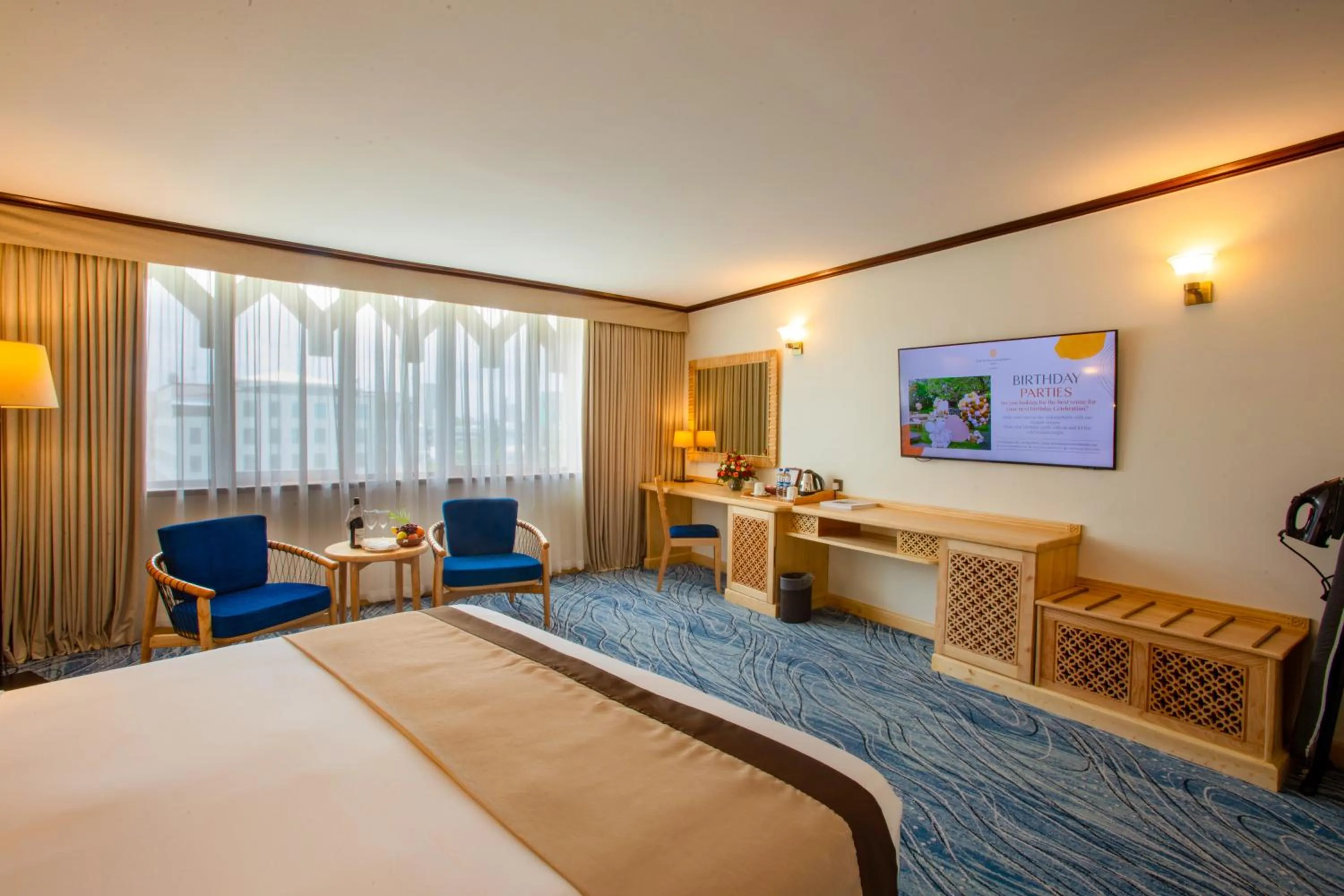 Bed in Dar es Salaam Serena Hotel