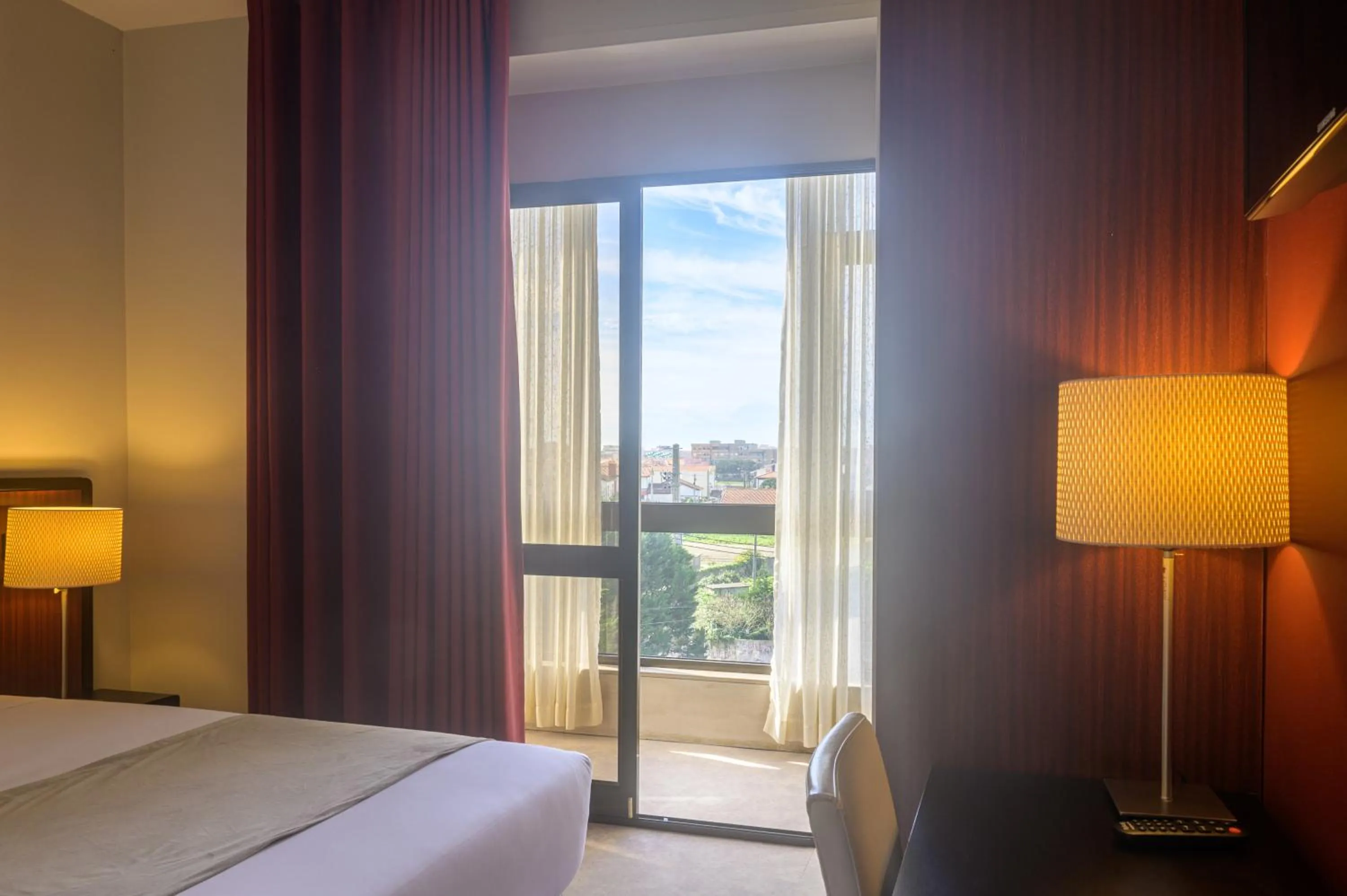 Bed in Hotel Torre Mar