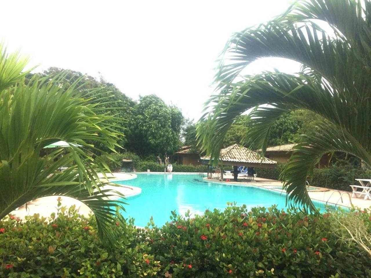 Garden view in Pousada do Forte