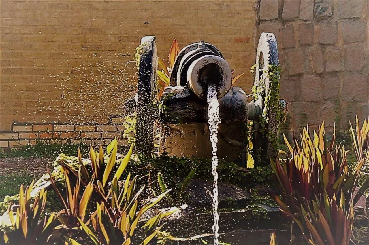 Garden view in Pousada do Forte