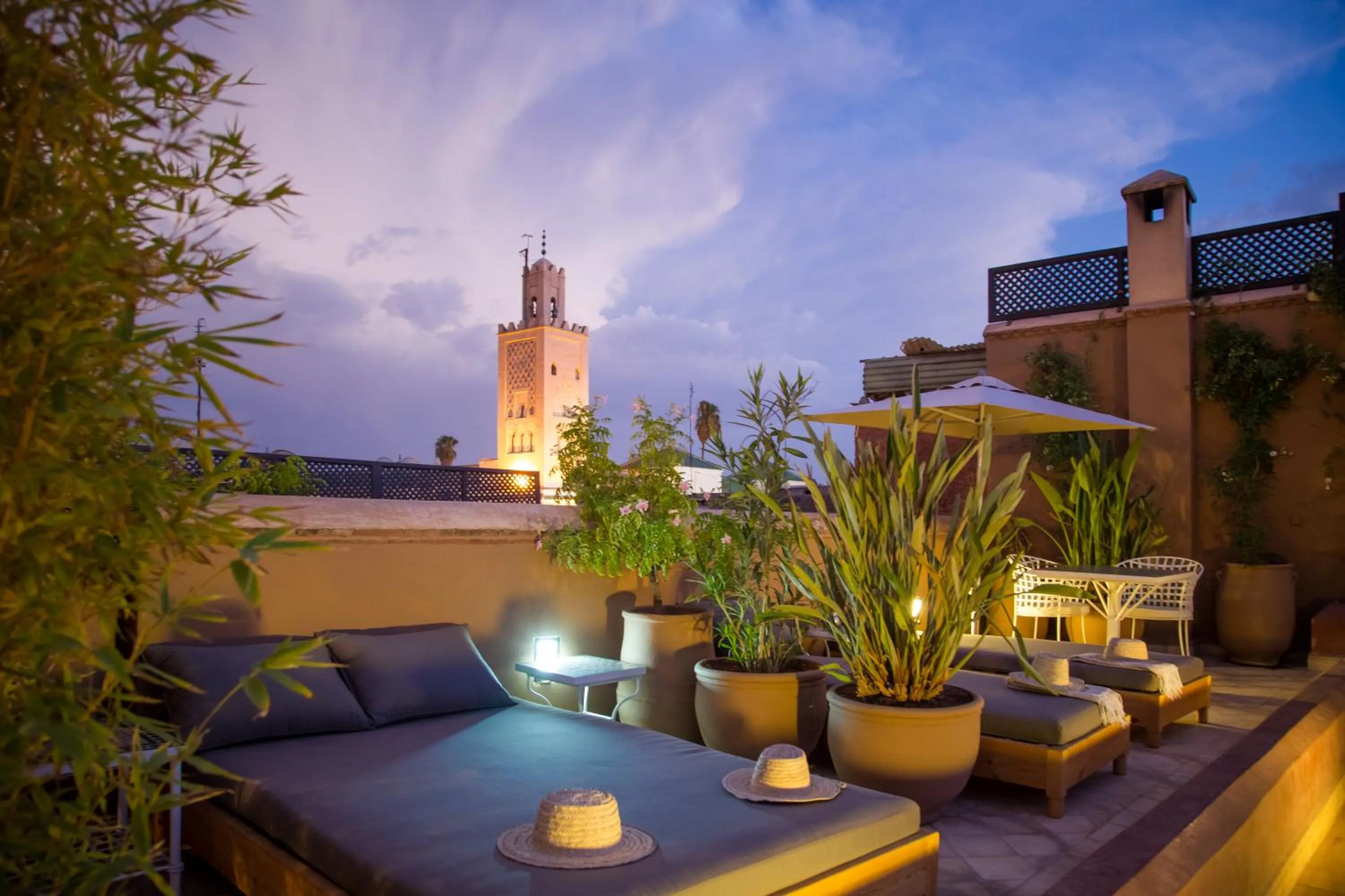 Patio in Riad Olema et Spa