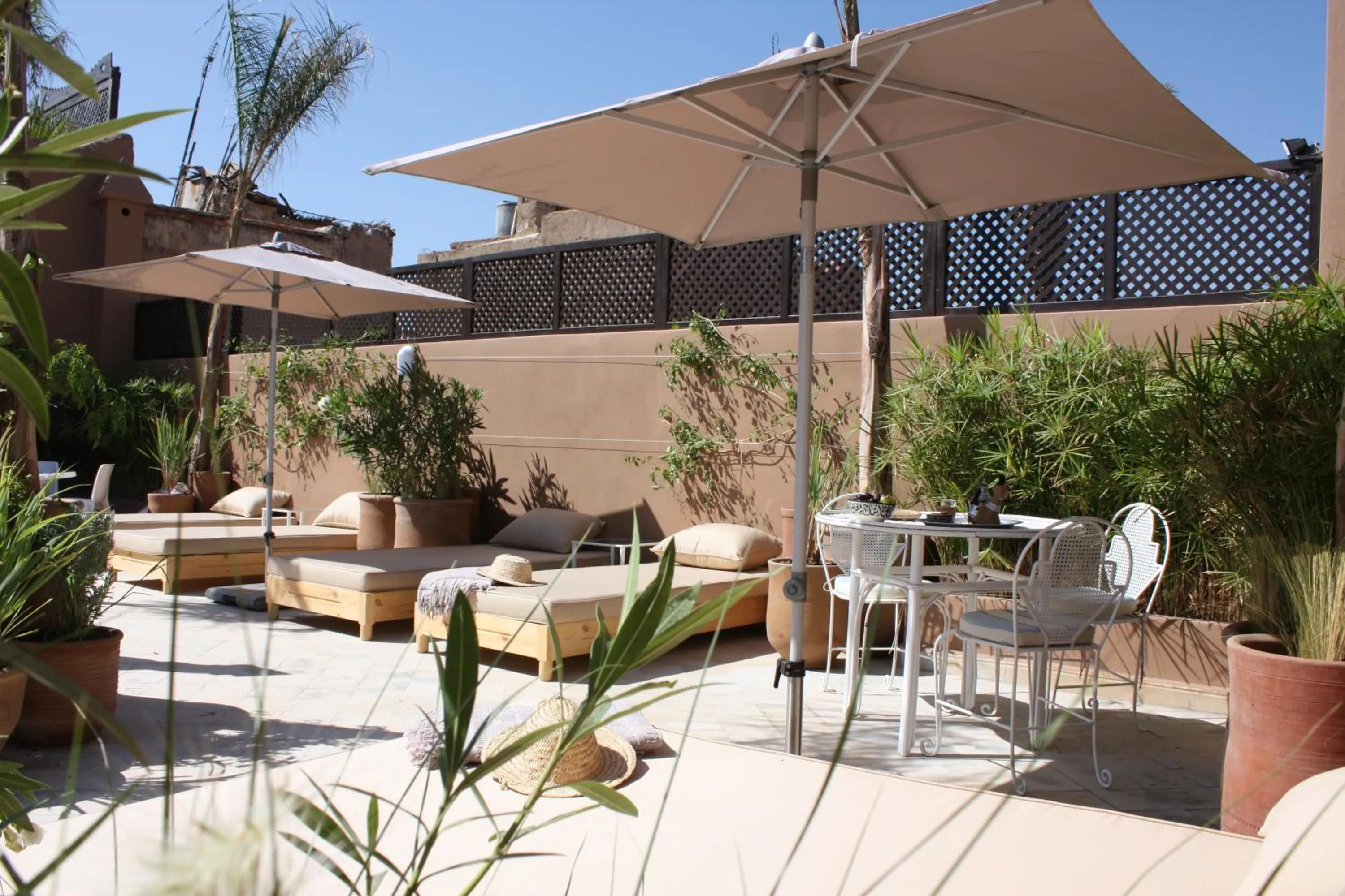 Patio in Riad Olema et Spa