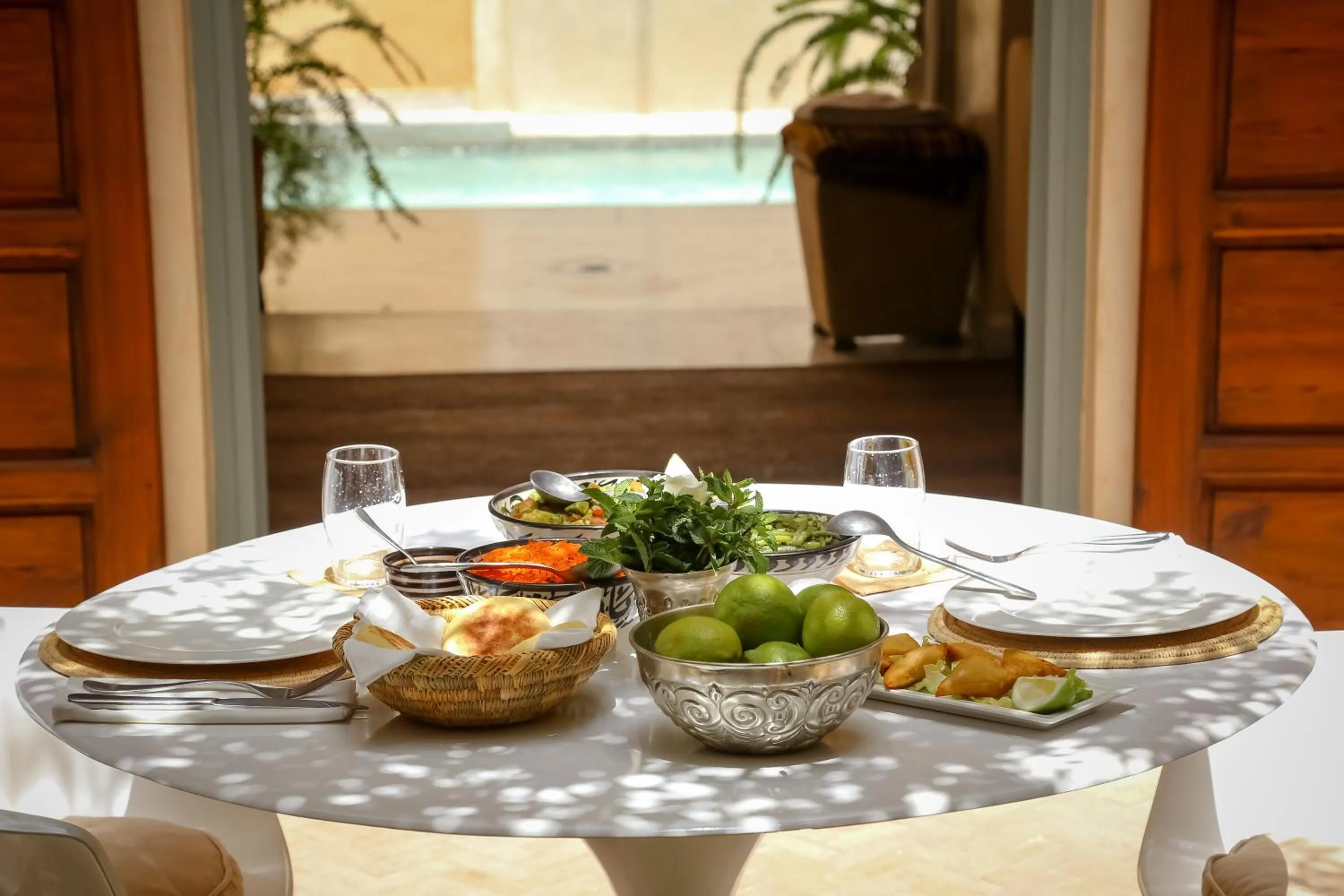 Restaurant/places to eat in Riad Olema et Spa