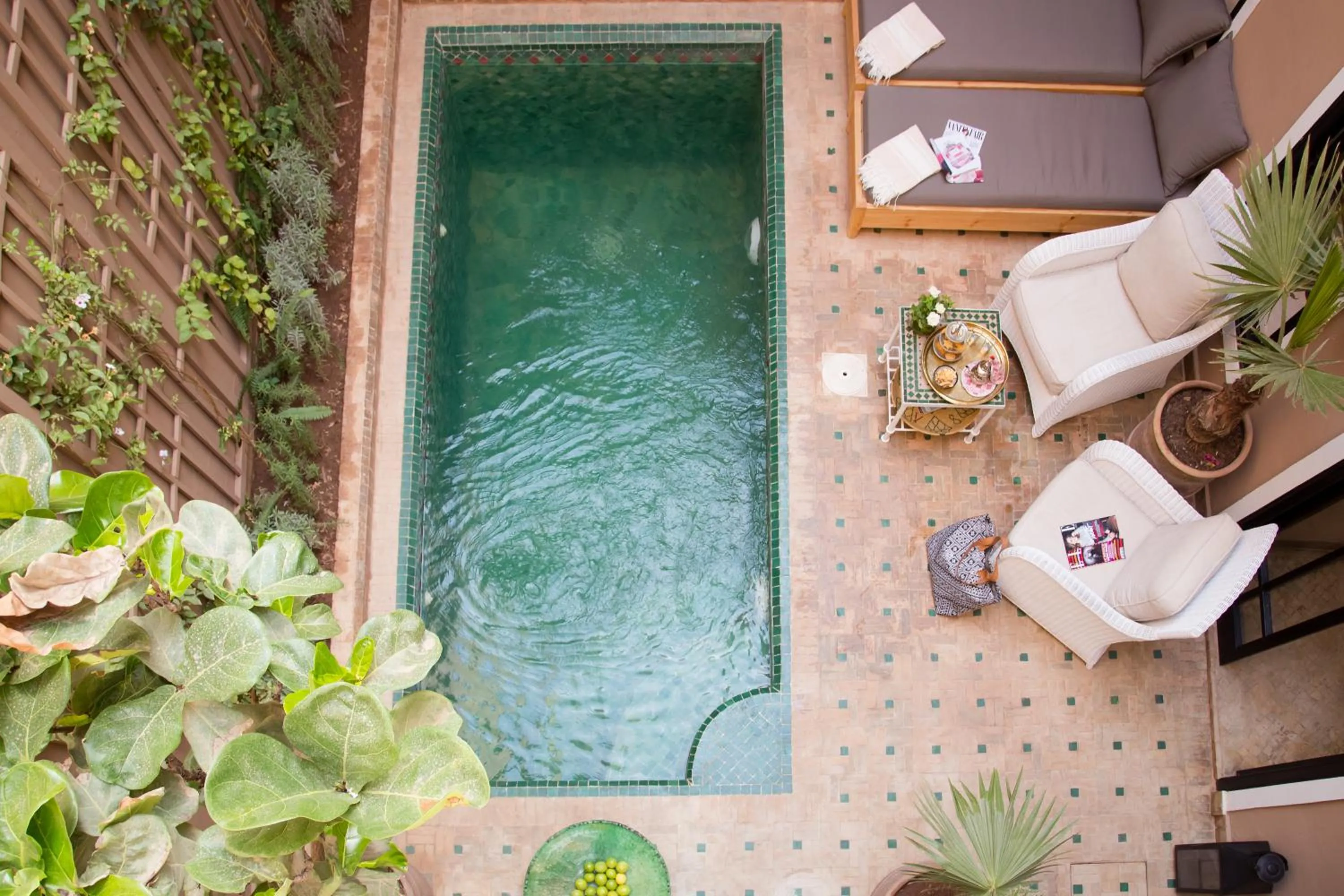 Pool view in Riad Olema et Spa