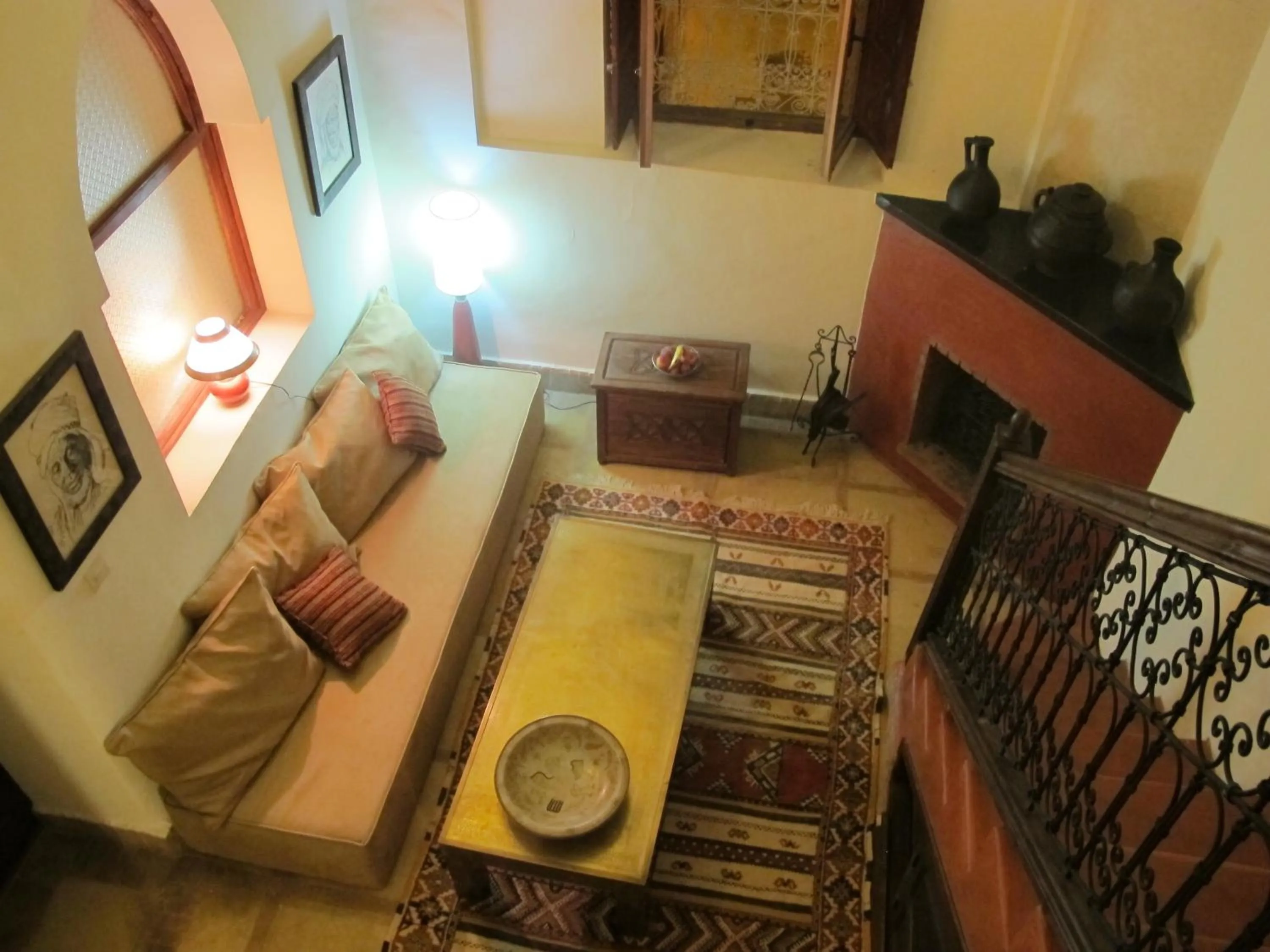 Seating area in Riad Al Loune