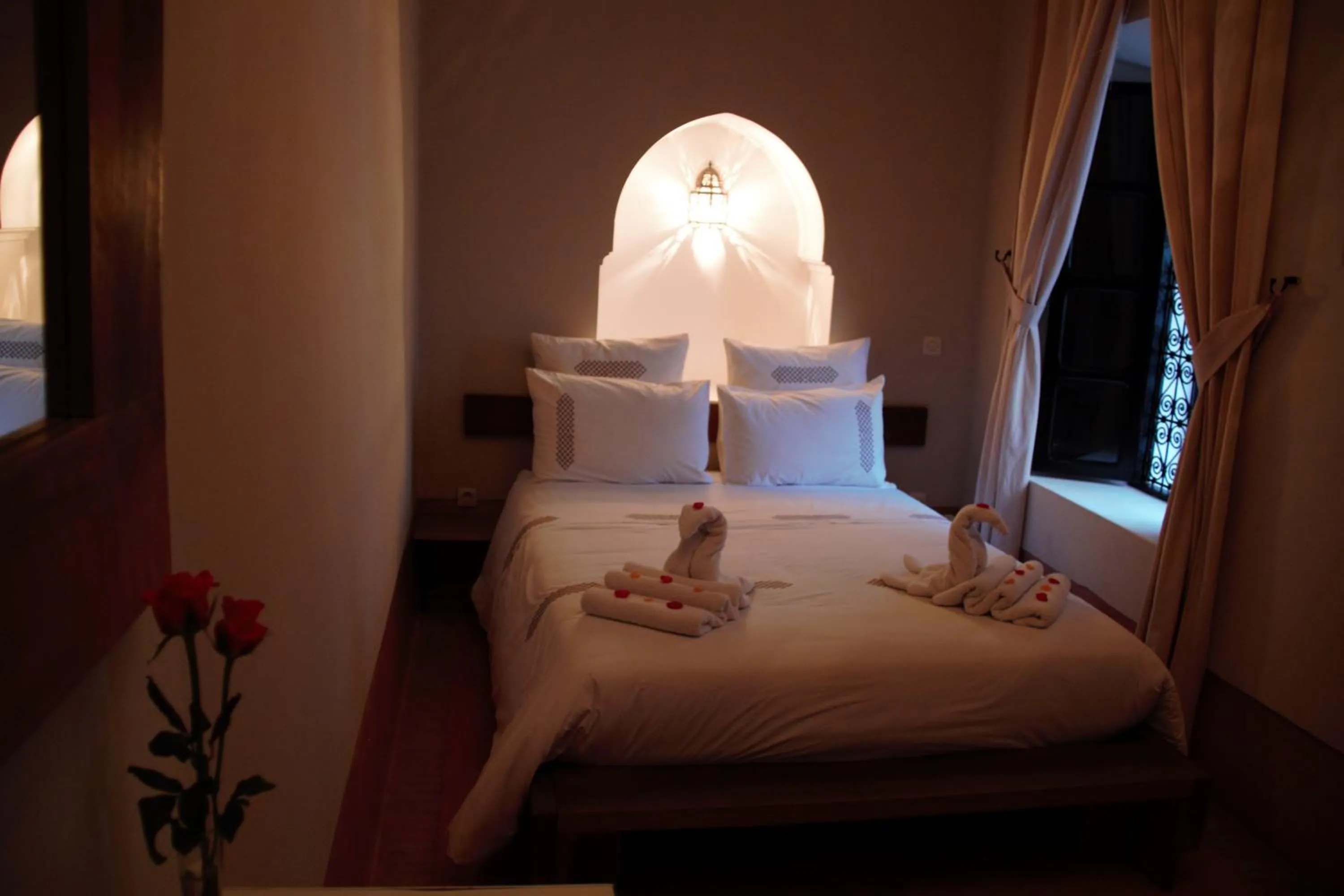 Bed in Riad Dar El Gnaouia