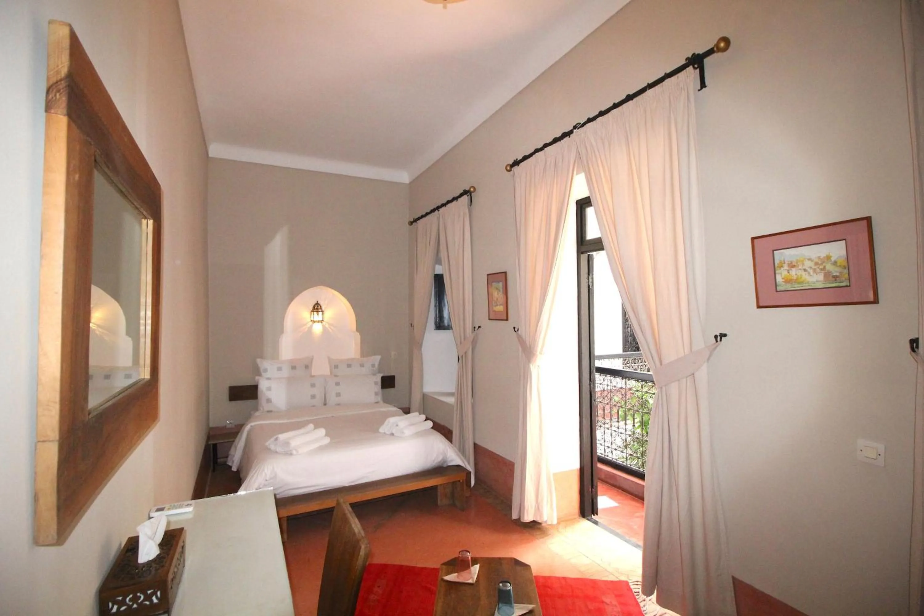 Bed in Riad Dar El Gnaouia