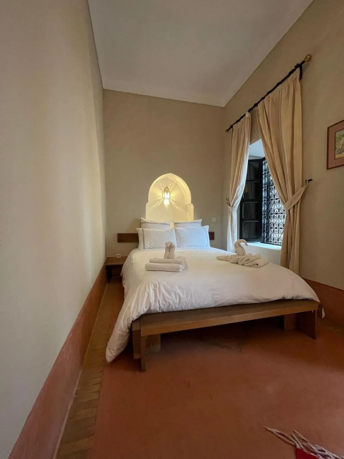 Bed in Riad Dar El Gnaouia