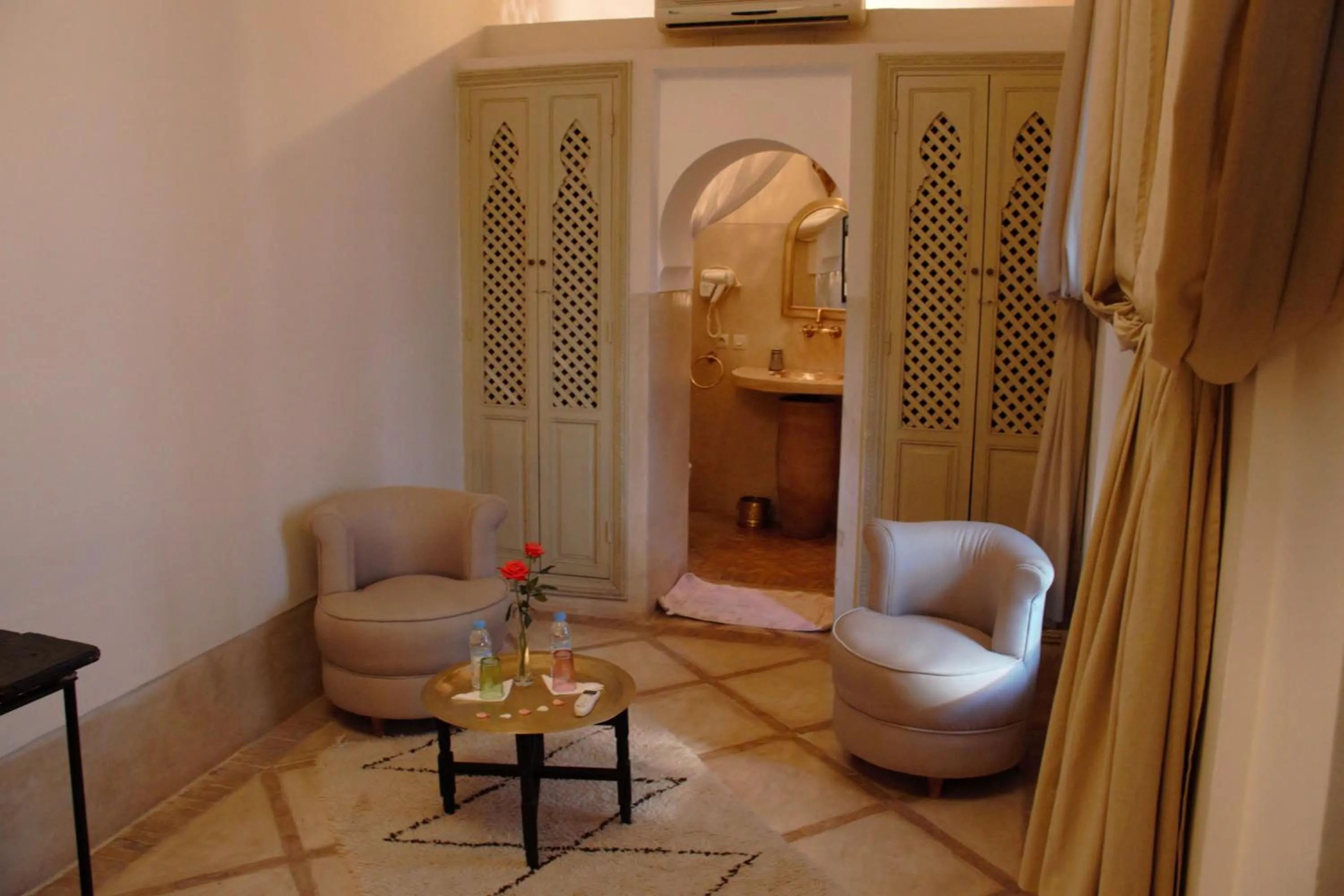 Seating area in Riad Dar El Gnaouia