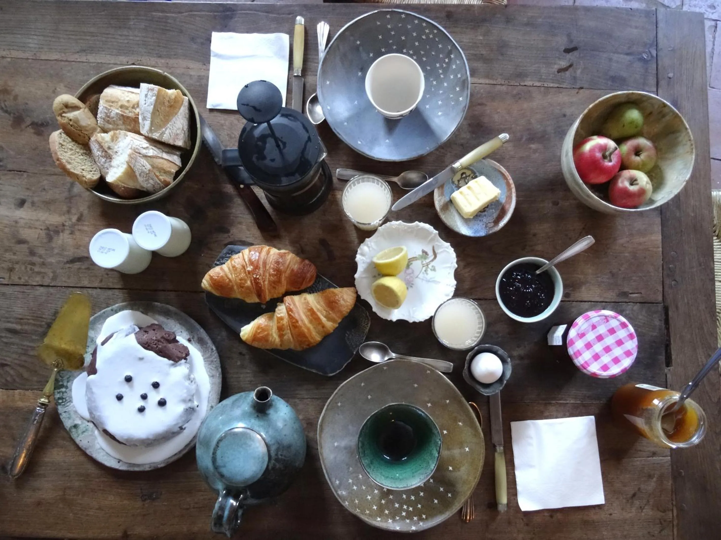 Food close-up in L'escalier des rêves