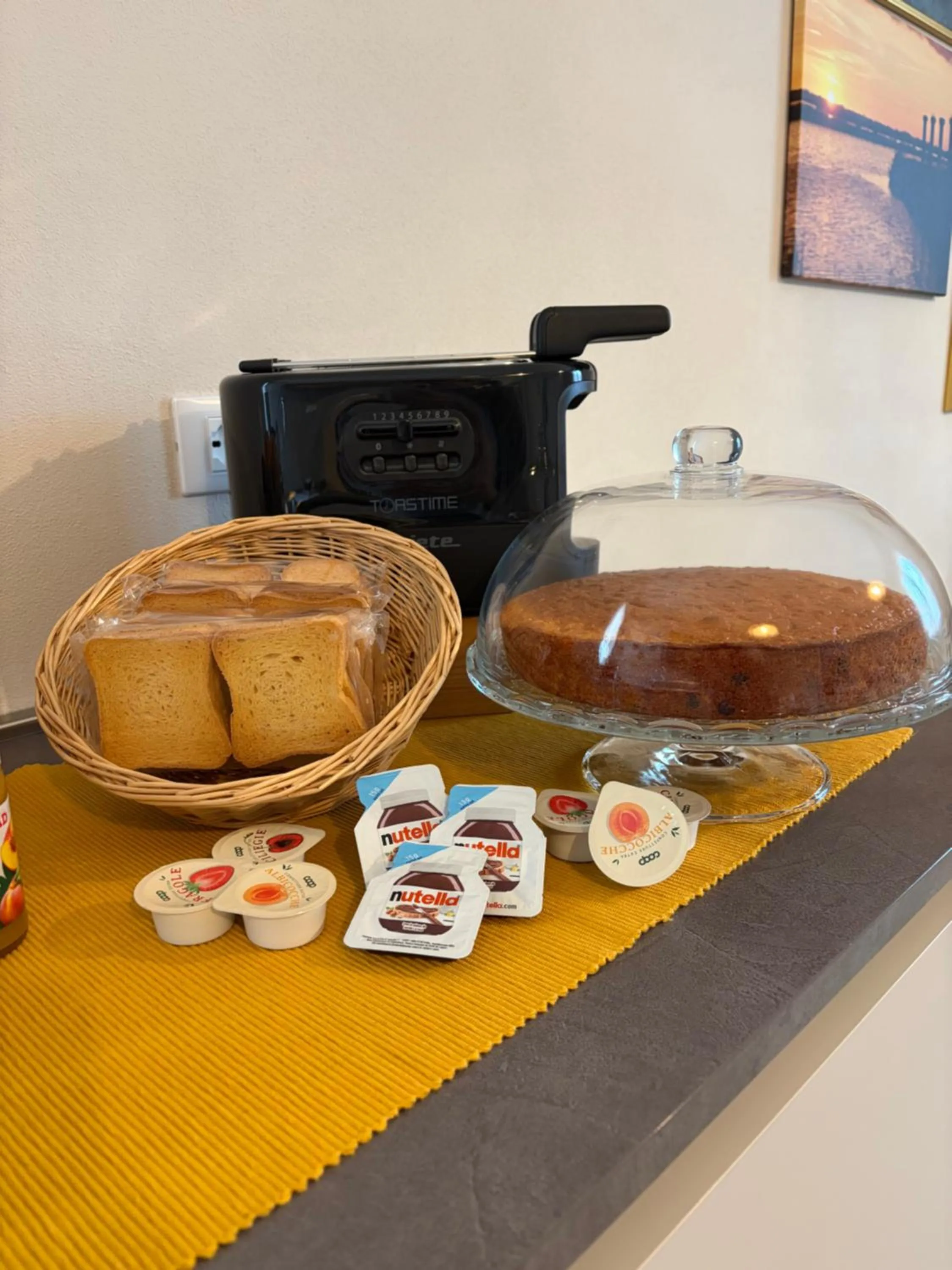 Continental breakfast in B&B Le Saline Bed & Breakfast