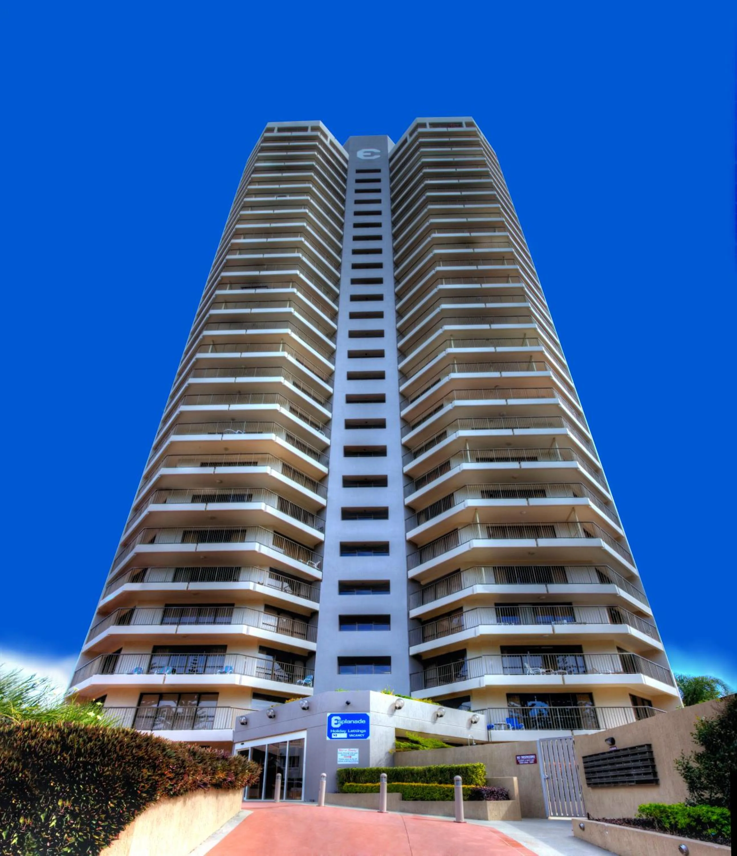 Facade/entrance in Burleigh Esplanade Apartments