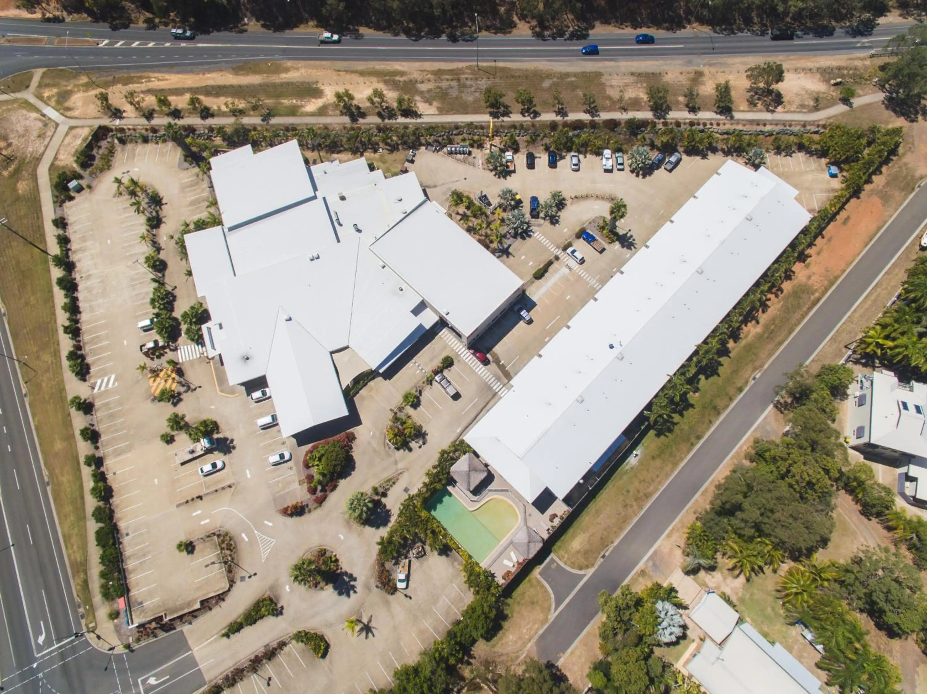Bird's eye view in The Coast Motel