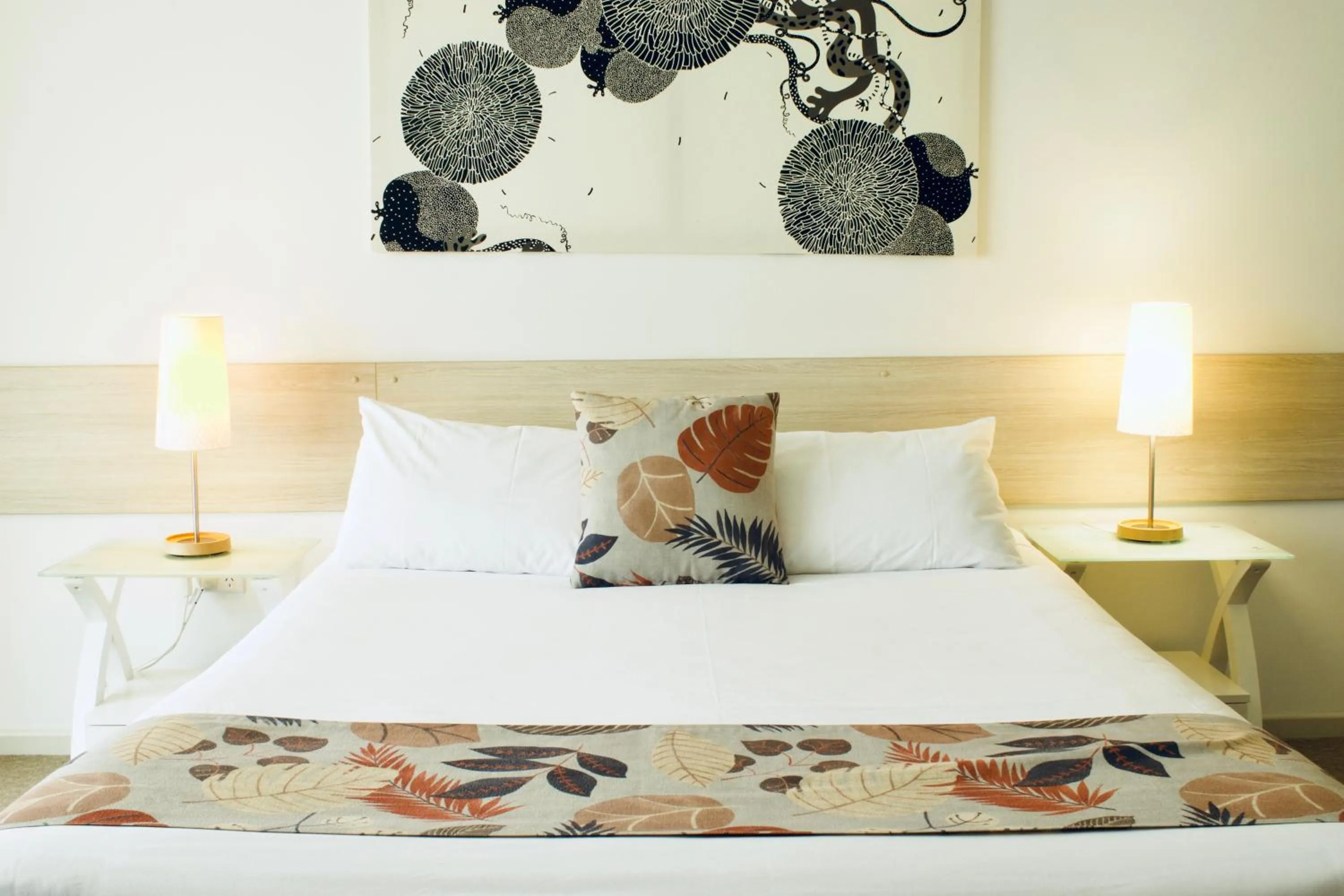 Bed in The Coast Motel