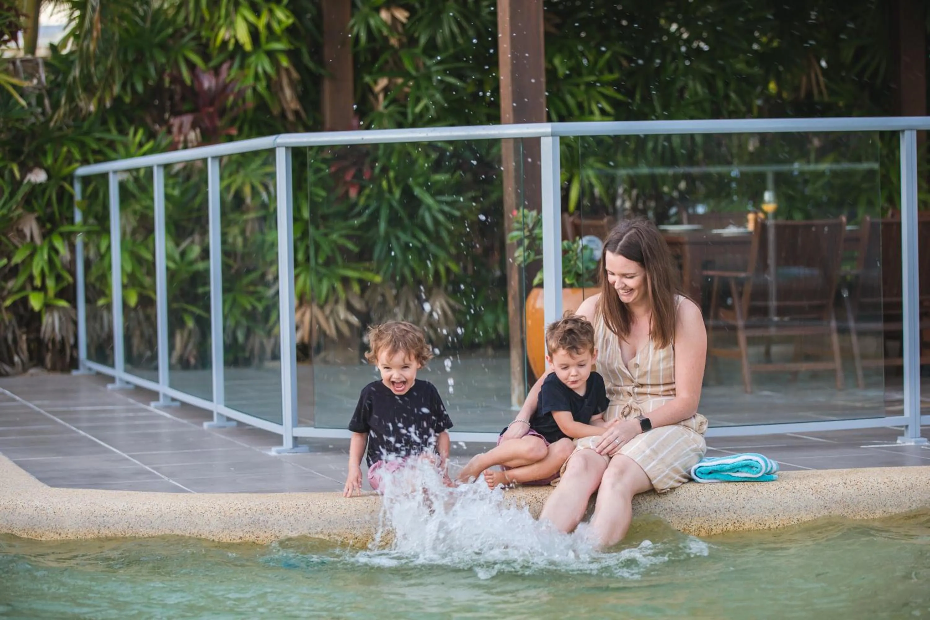 Swimming pool in The Coast Motel