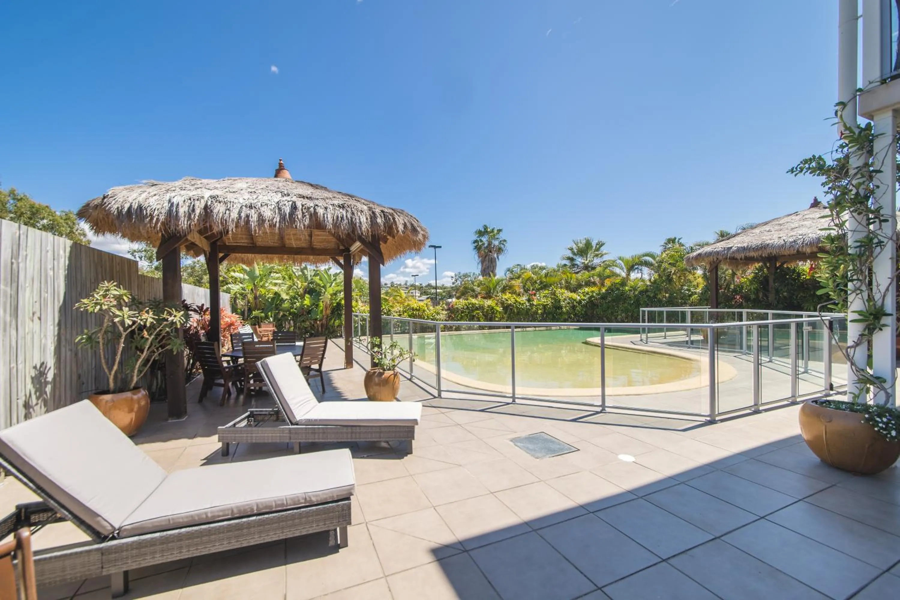 Swimming pool in The Coast Motel