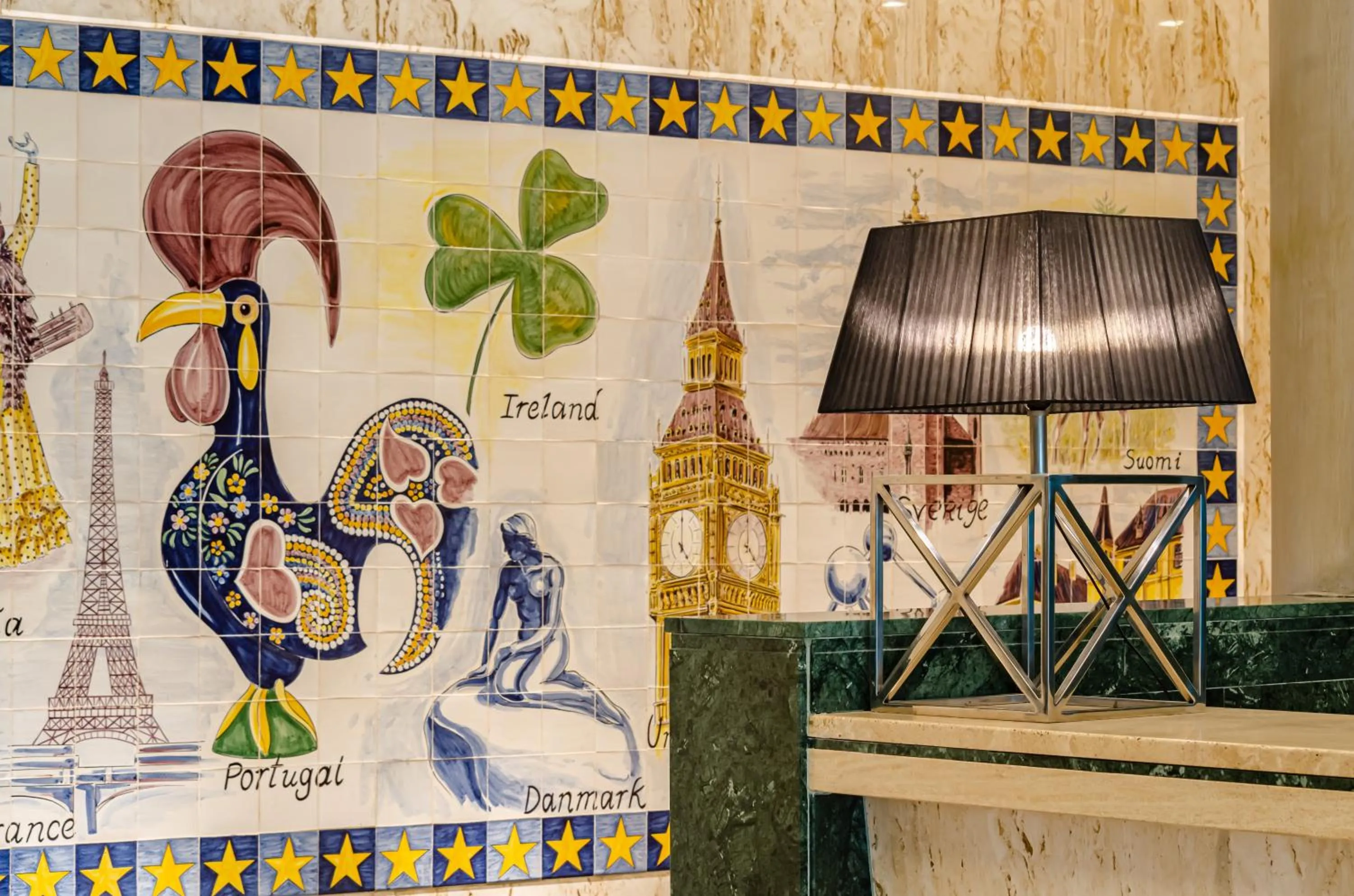 Lobby or reception in TURIM Europa Hotel