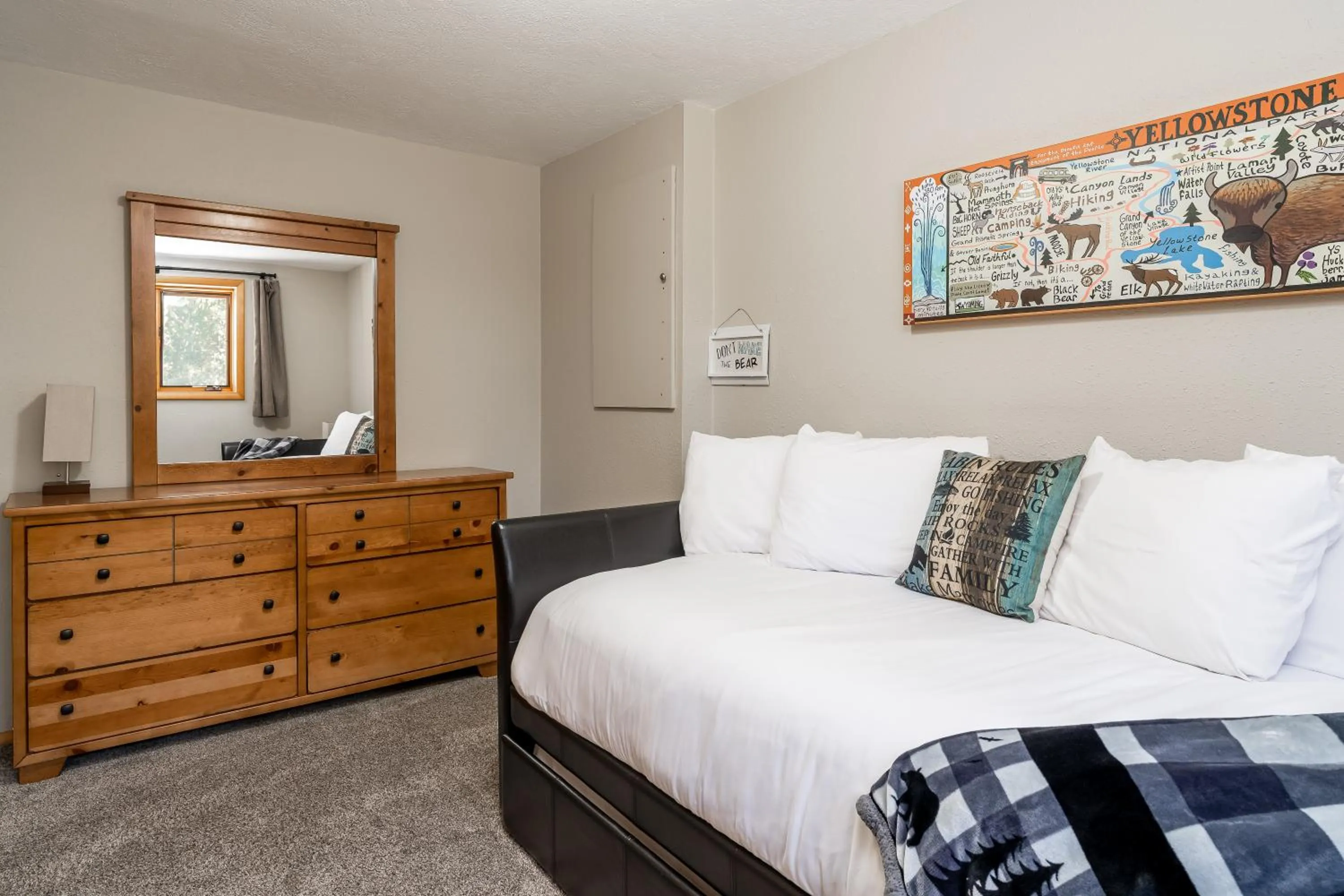 Bed in Shepherd Family Retreats- Moose